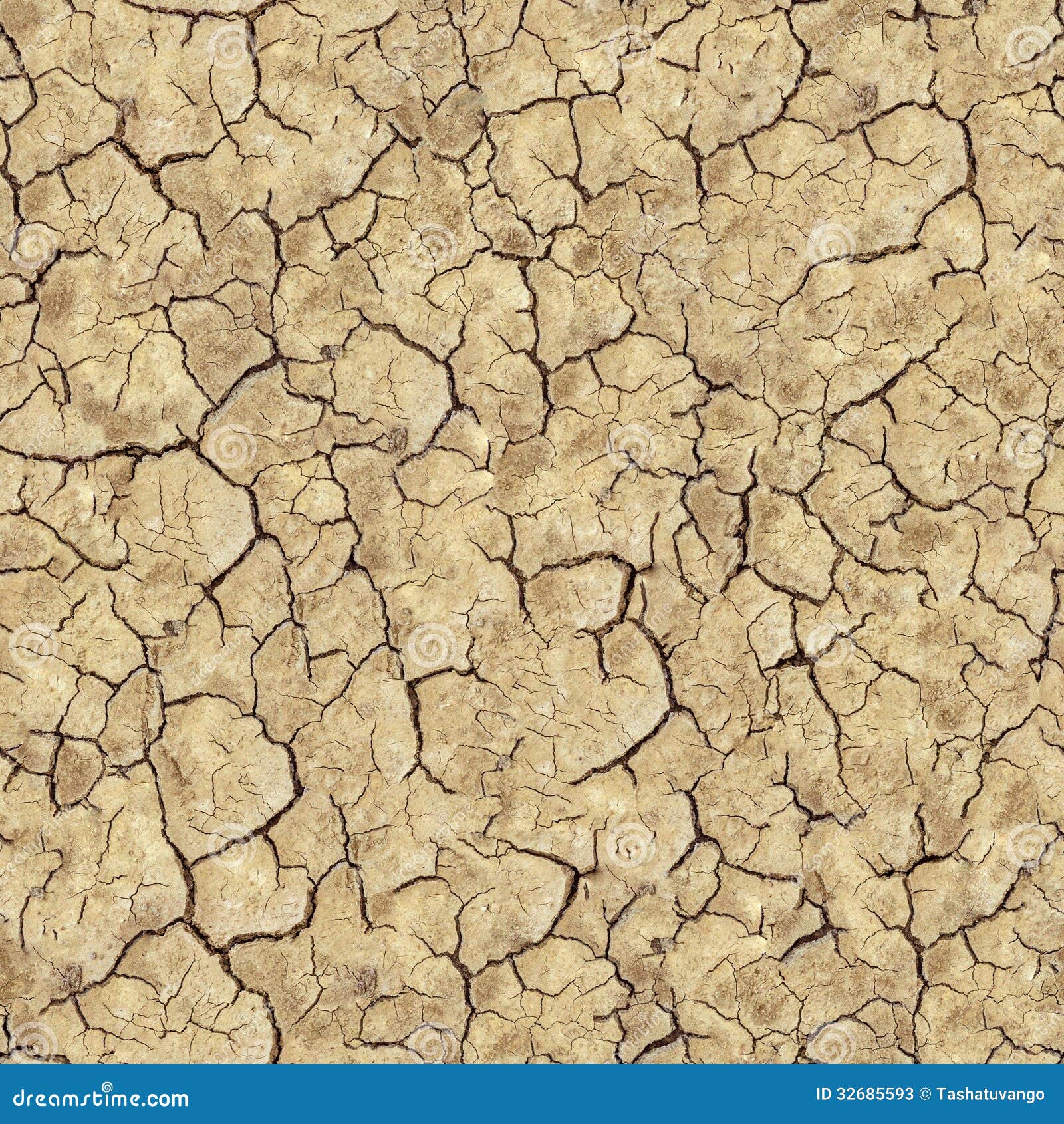 Cracked Brown Soil. Seamless Tileable Texture. Royalty-Free Stock Image ...