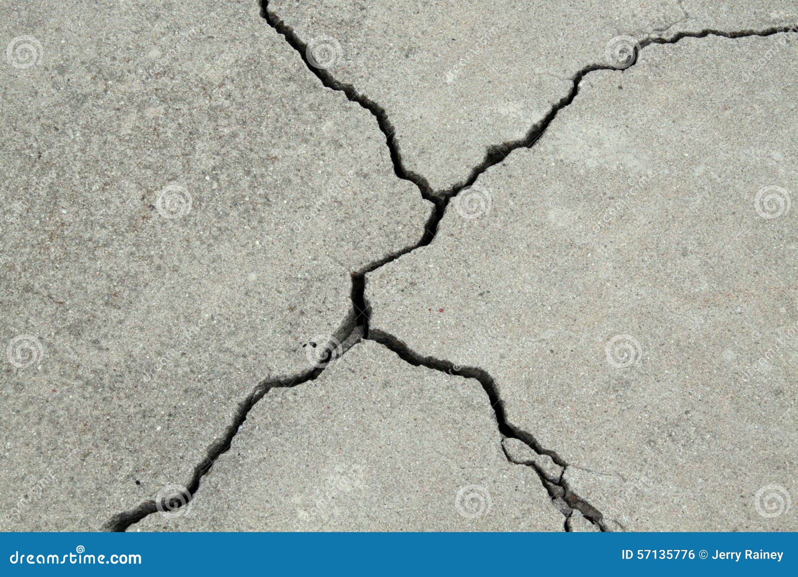 cracked concrete cement foundation