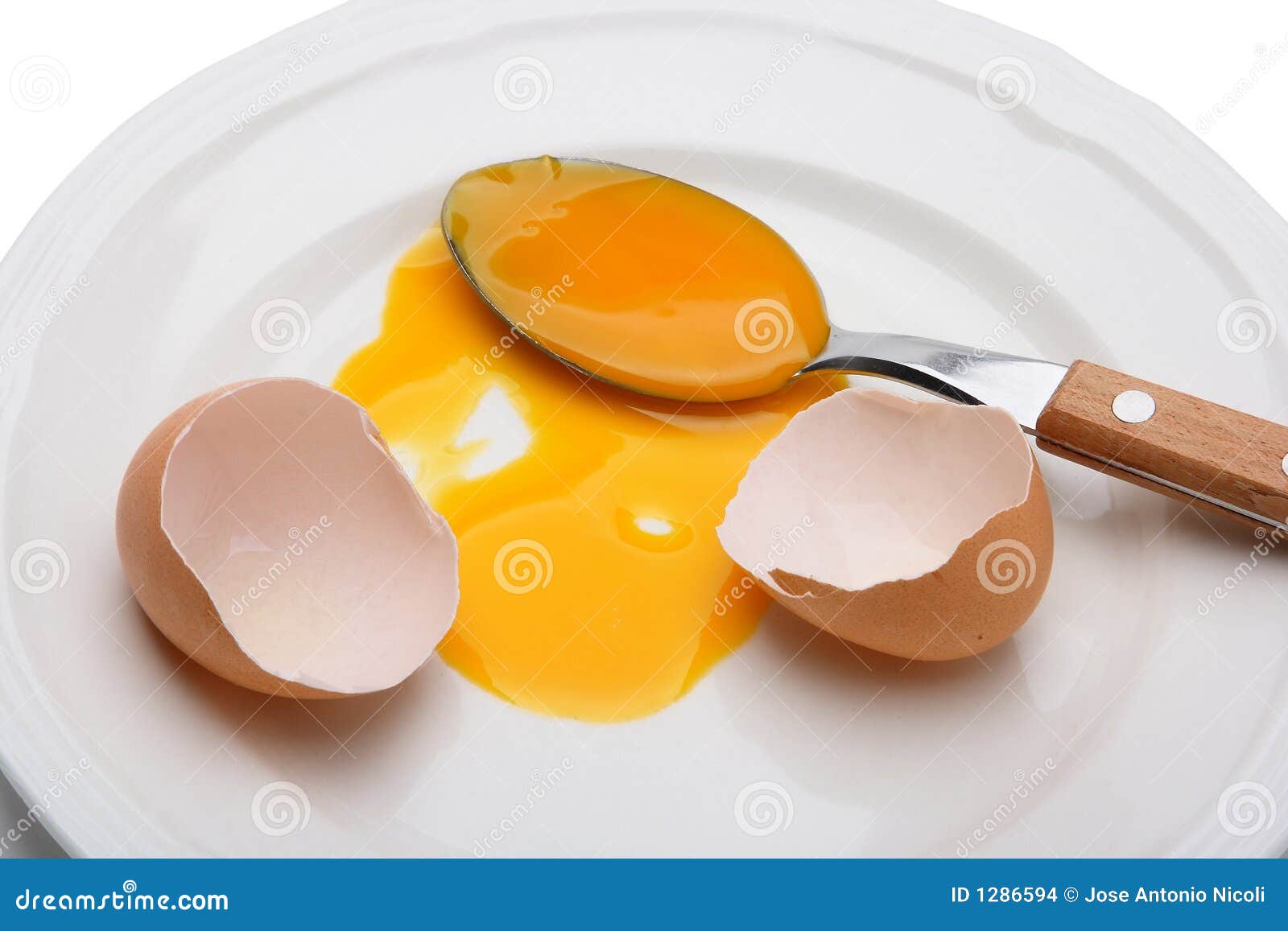 Cracked Egg 3 stock photo. Image of broken, easter, shock 1286594