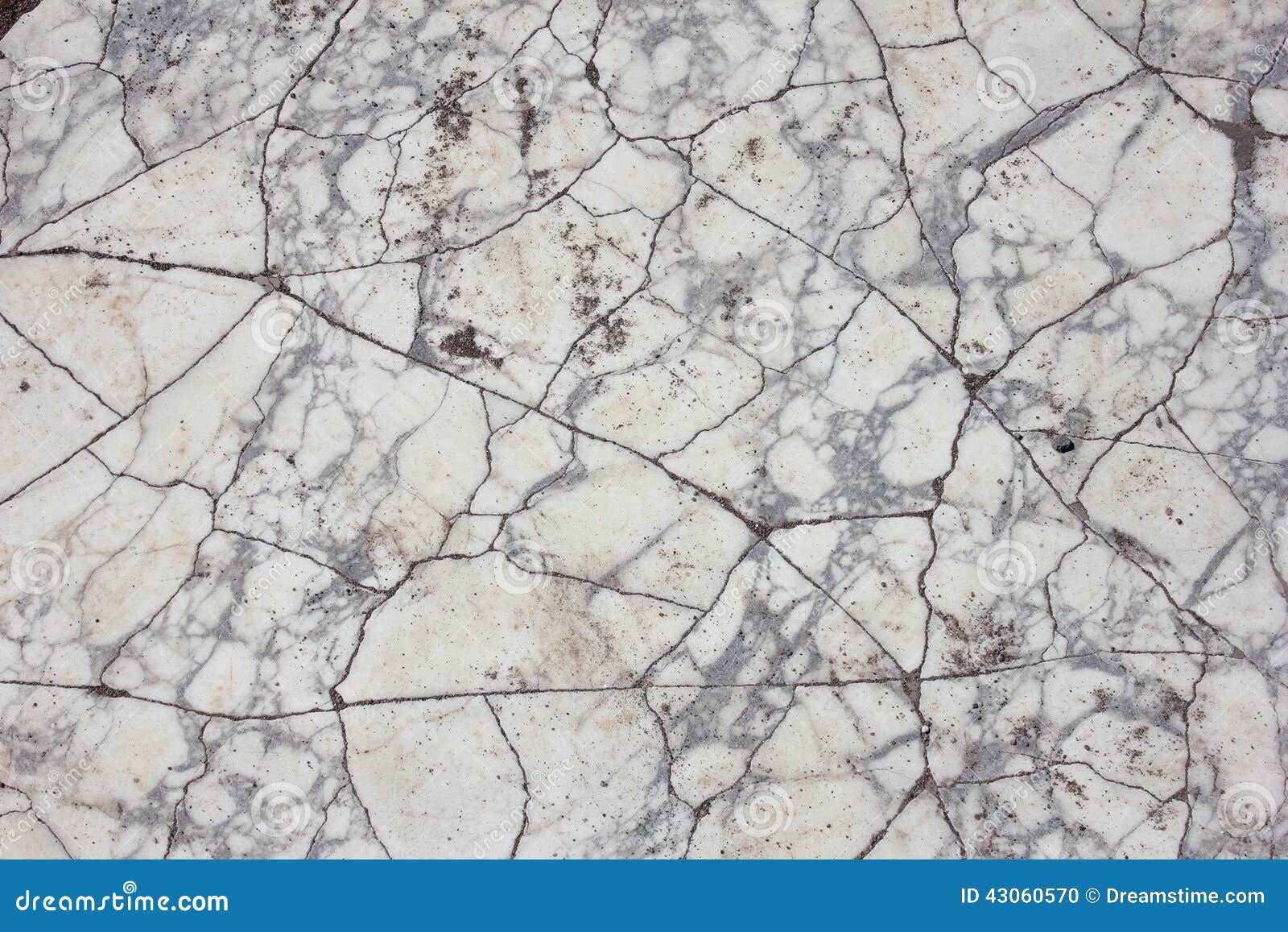 Cracked Grey Marble Stone Conceptual Texture Background No. 51 Stock