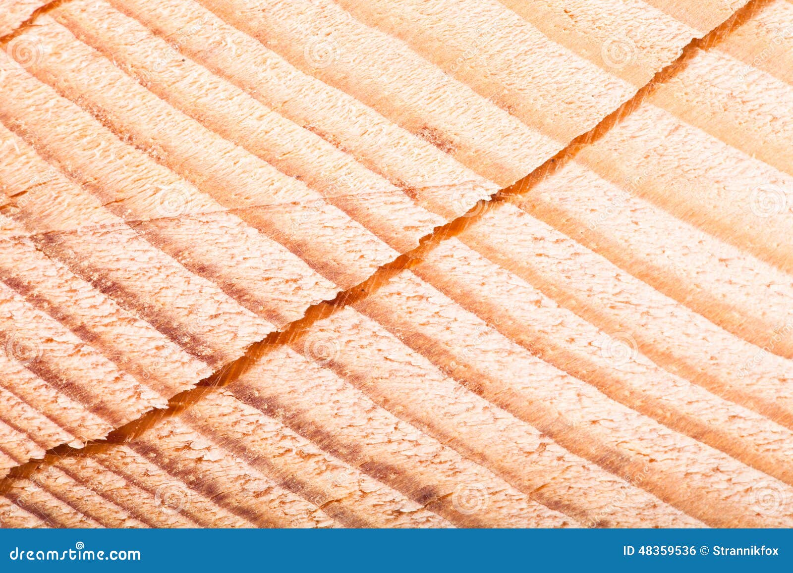 Cracked Heartwood. Pine. Tinted Stock Photo Image of sawn, surface