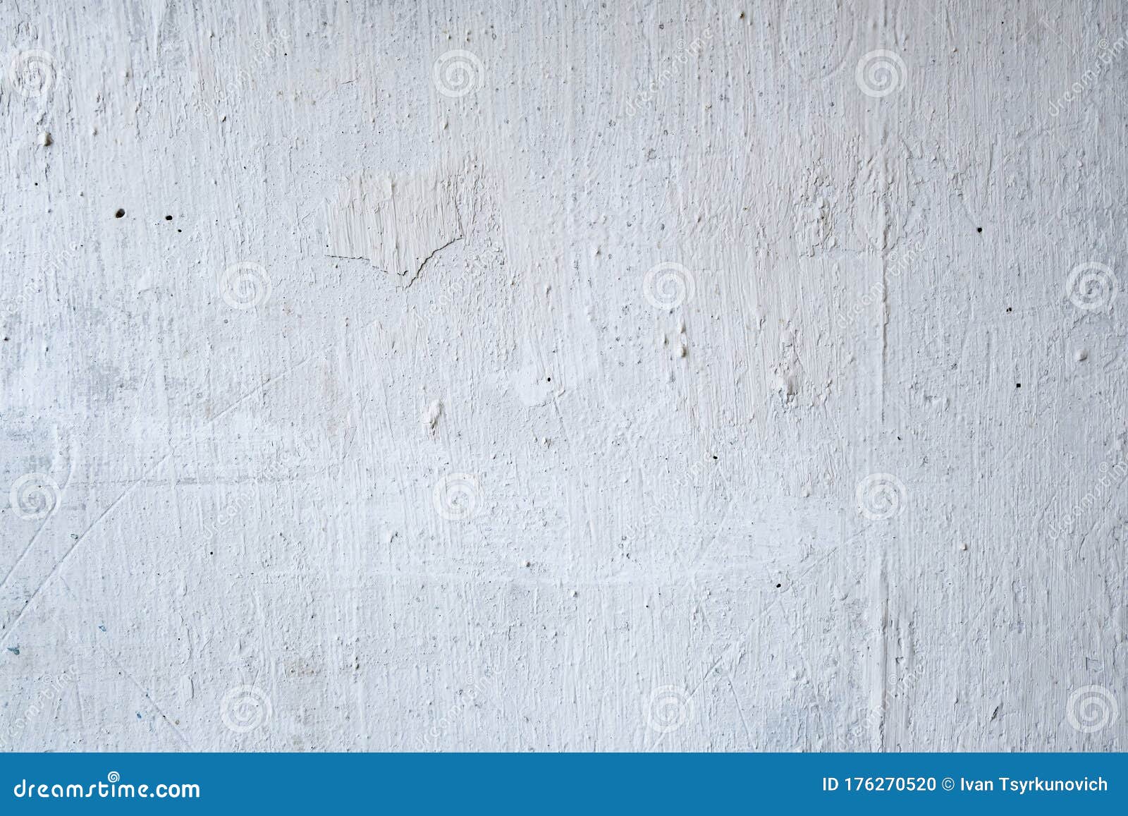 Cracked White Paint on Concrete Wall Stock Photo Image of grungy