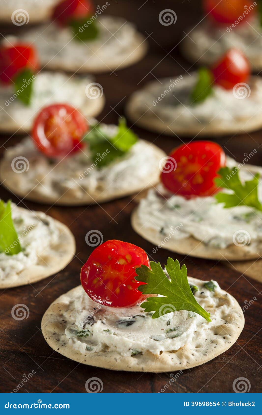 Cracker and Cheese Hors D Oeuvres Stock Photo Image of gourmet