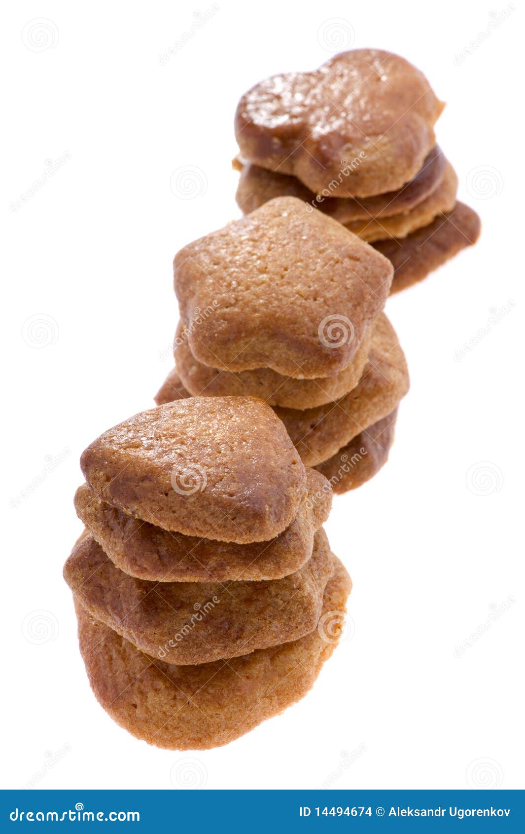 Cracker on white macro stock photo. Image of carbohydrates 14494674