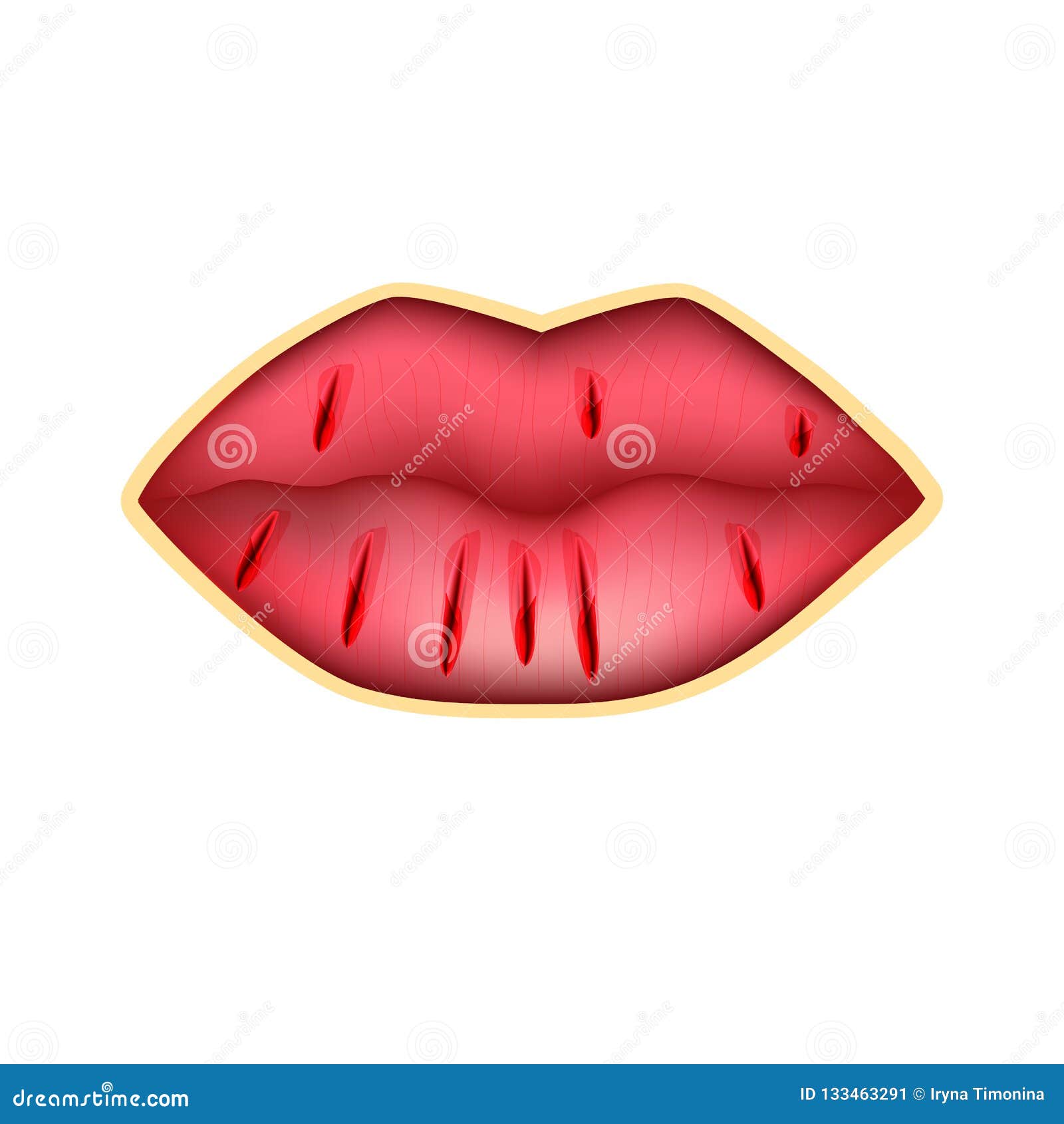 Dry Lips Before And After Cliparts, Stock Vector and Royalty Free Dry Lips  Before And After Illustrations