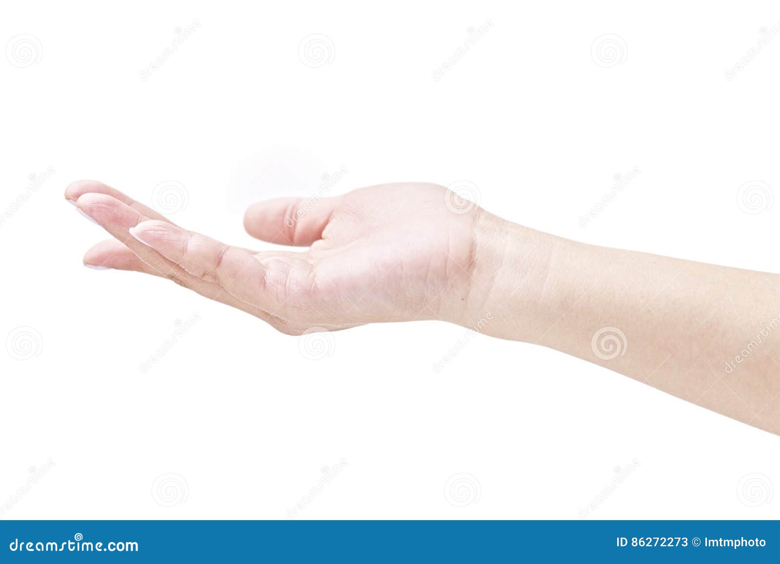 Cradling hand of a female stock image. Image of girl 86272273