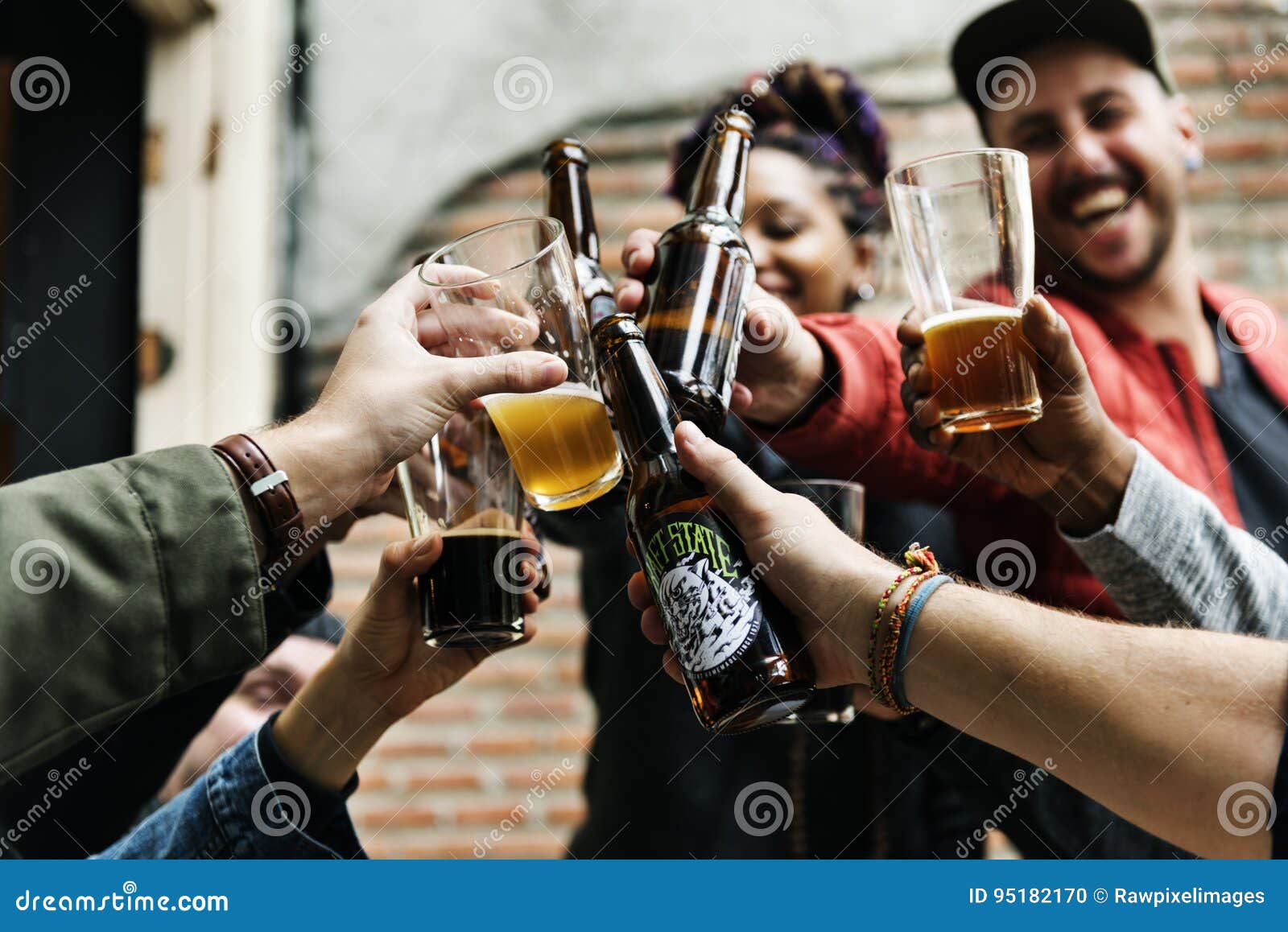 Craft Beer Booze Brew Alcohol Celebrate Refreshment Stock Photo Image