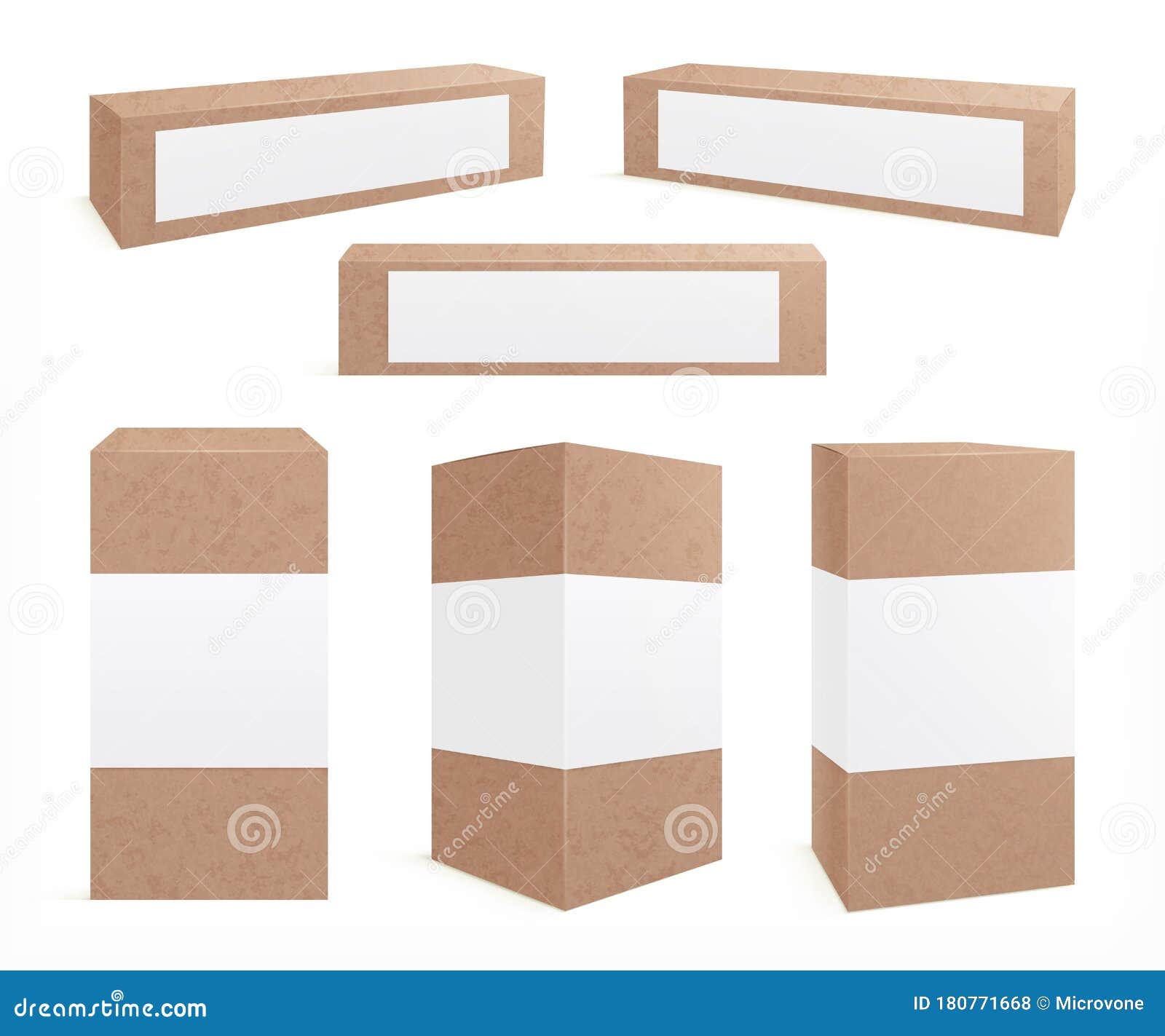 Download Craft Carton Boxes Standing Brown Pack Cookie Box Paper Packaging Design Realistic Isolated Cardboard Package With Stock Vector Illustration Of Isolated Brand 180771668