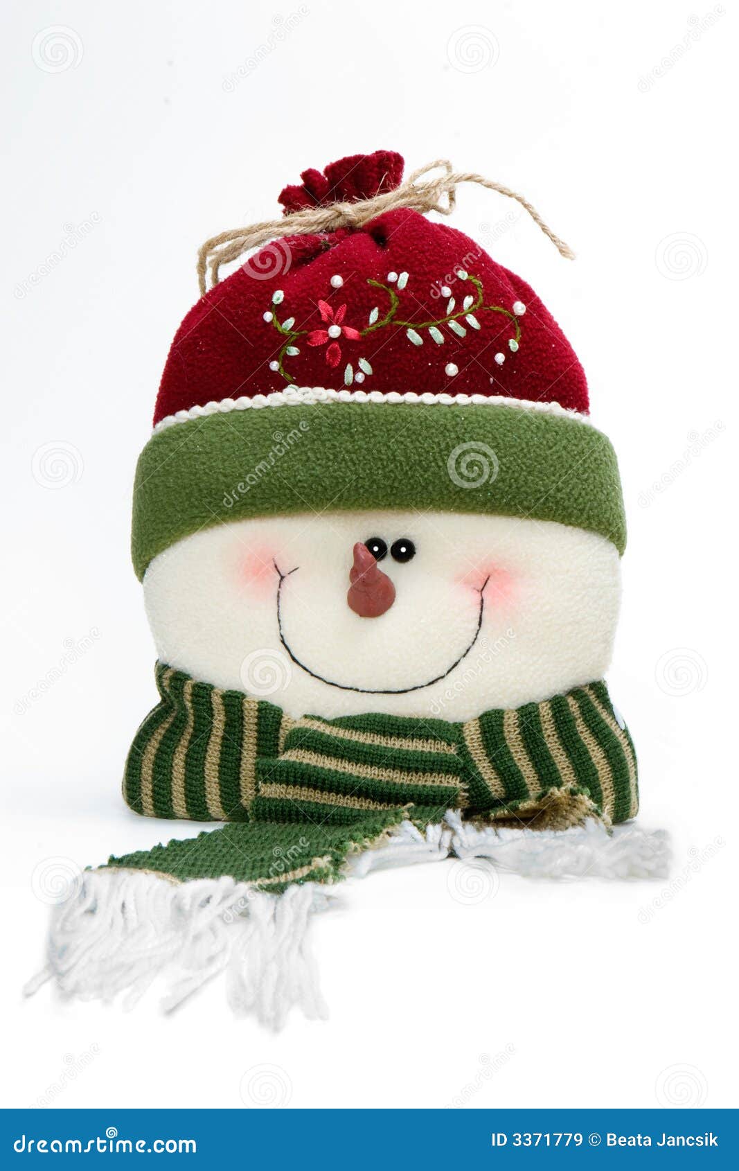 Craft Snowman Head stock image. Image of december, sign 3371779
