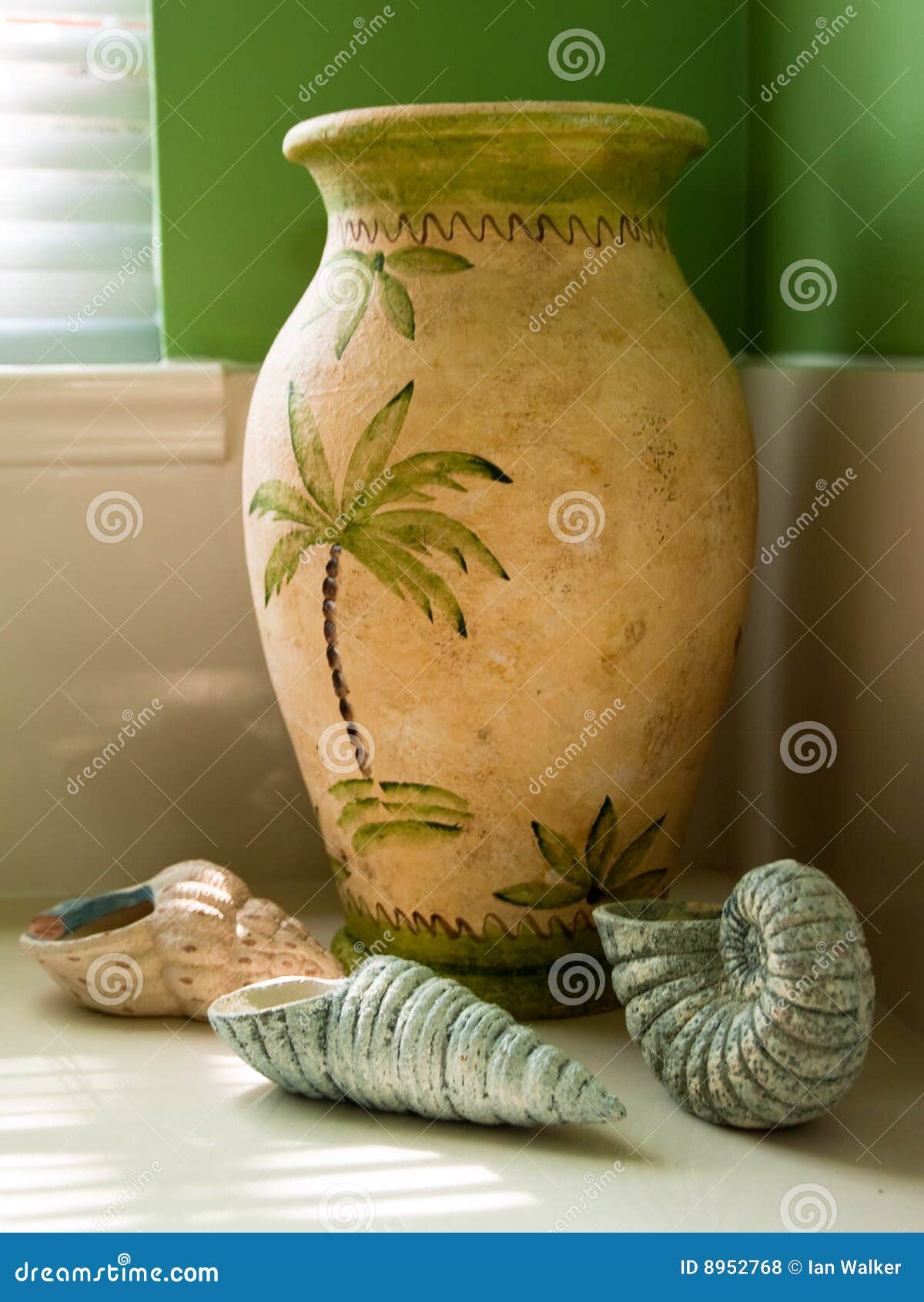 Crafted Seashells in Bathroom Stock Photo Image of lifestyle, craft