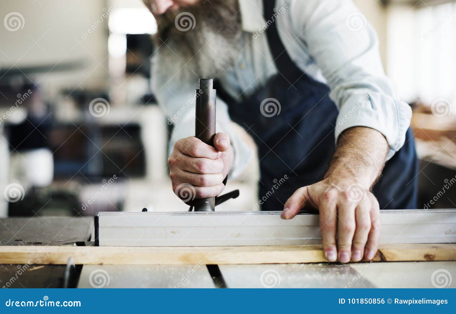 Craftsman Working in a Wood Shop Stock Photo Image of craftsman, shop