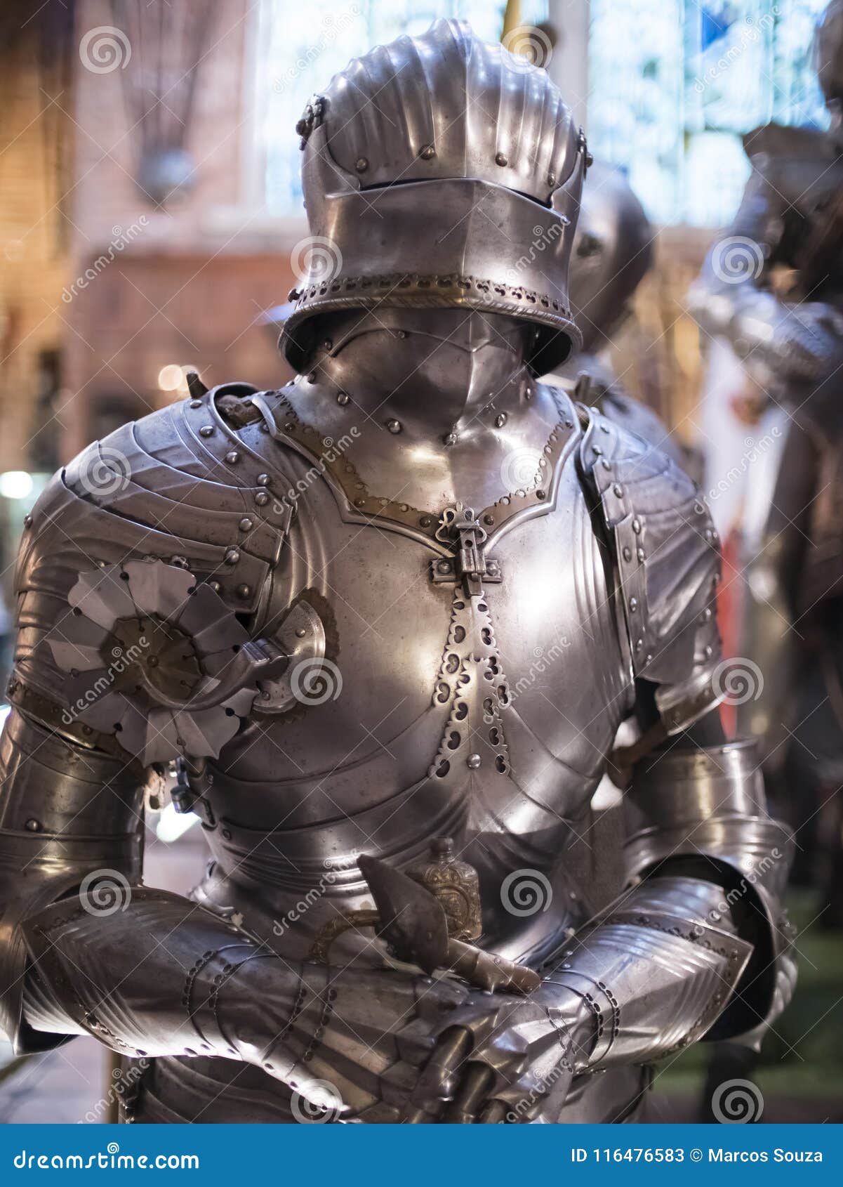 Medieval Full Body Metal Armor Stock Image - Image of antique, iron ...