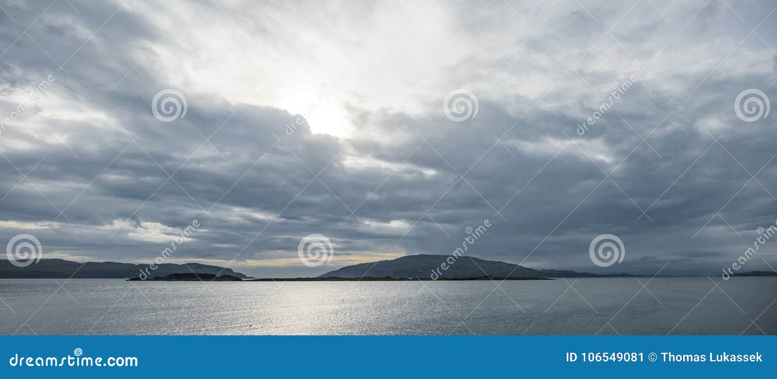 craignish point with the sound of jura in the background