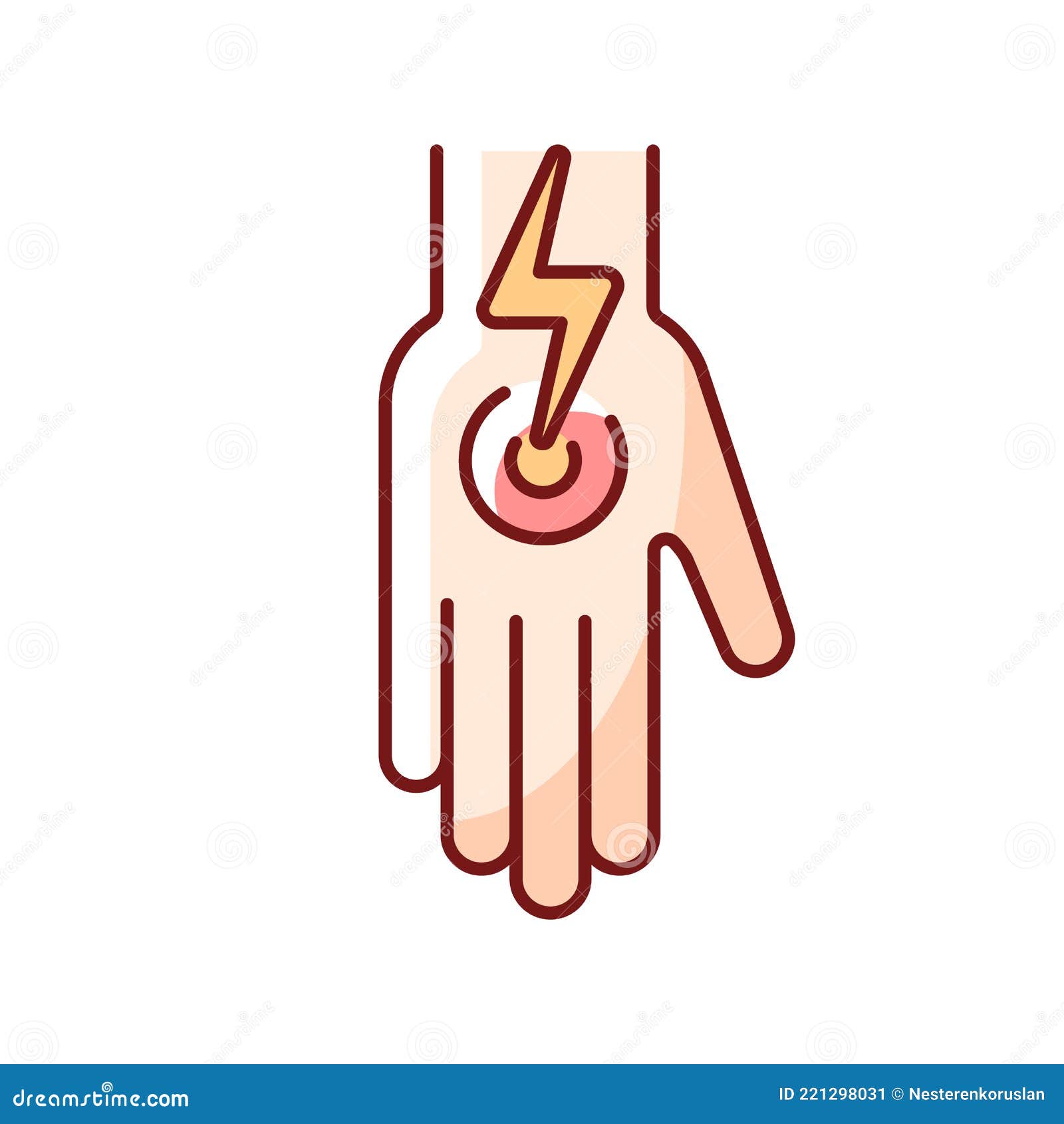 Arms and Legs RGB Color Icon Stock - Illustration of illness, medical: 221298031
