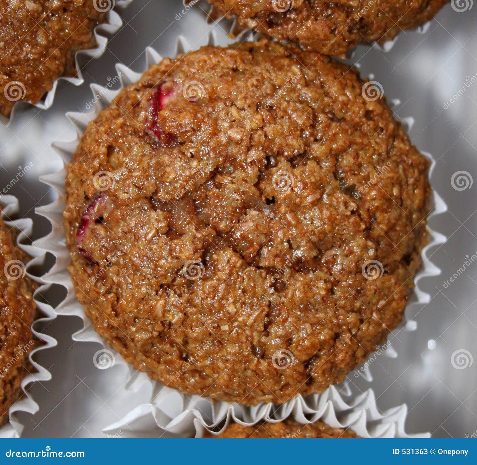 Cranberry Bran Muffin stock image. Image of home, cook 531363