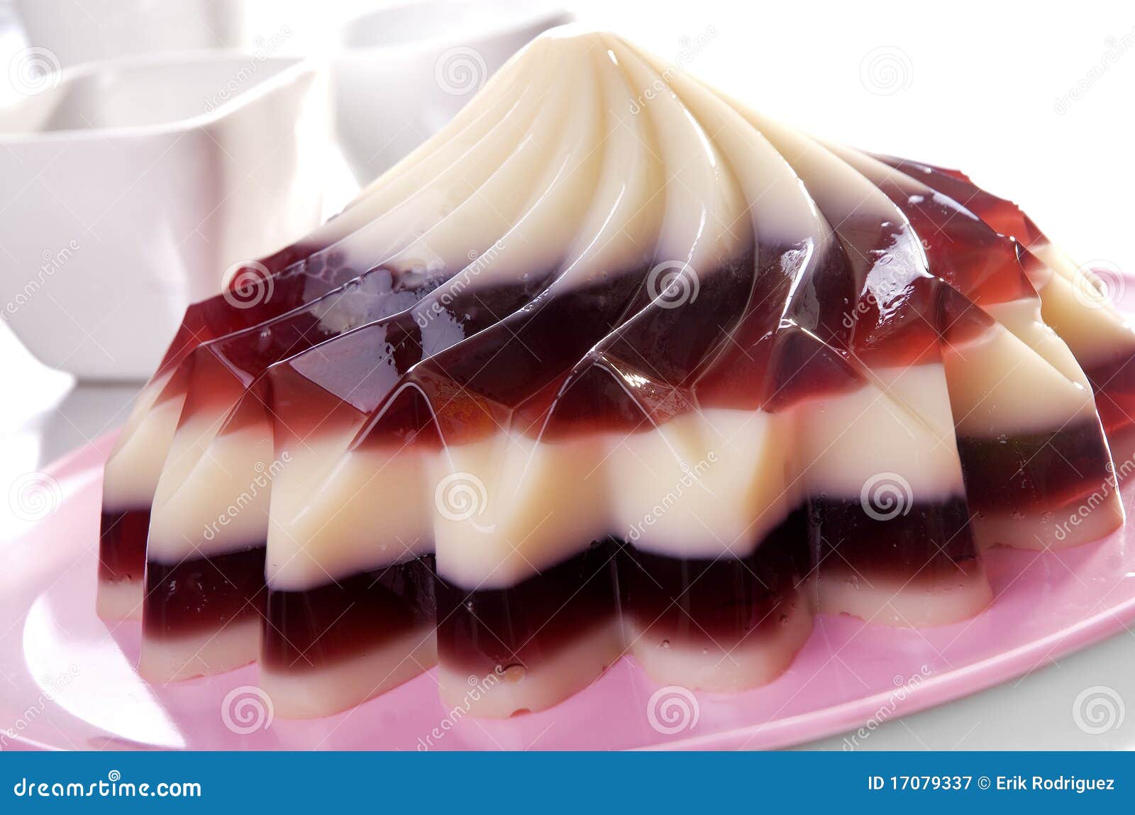 Cranberry jelly dessert stock image. Image of nutrition 17079337