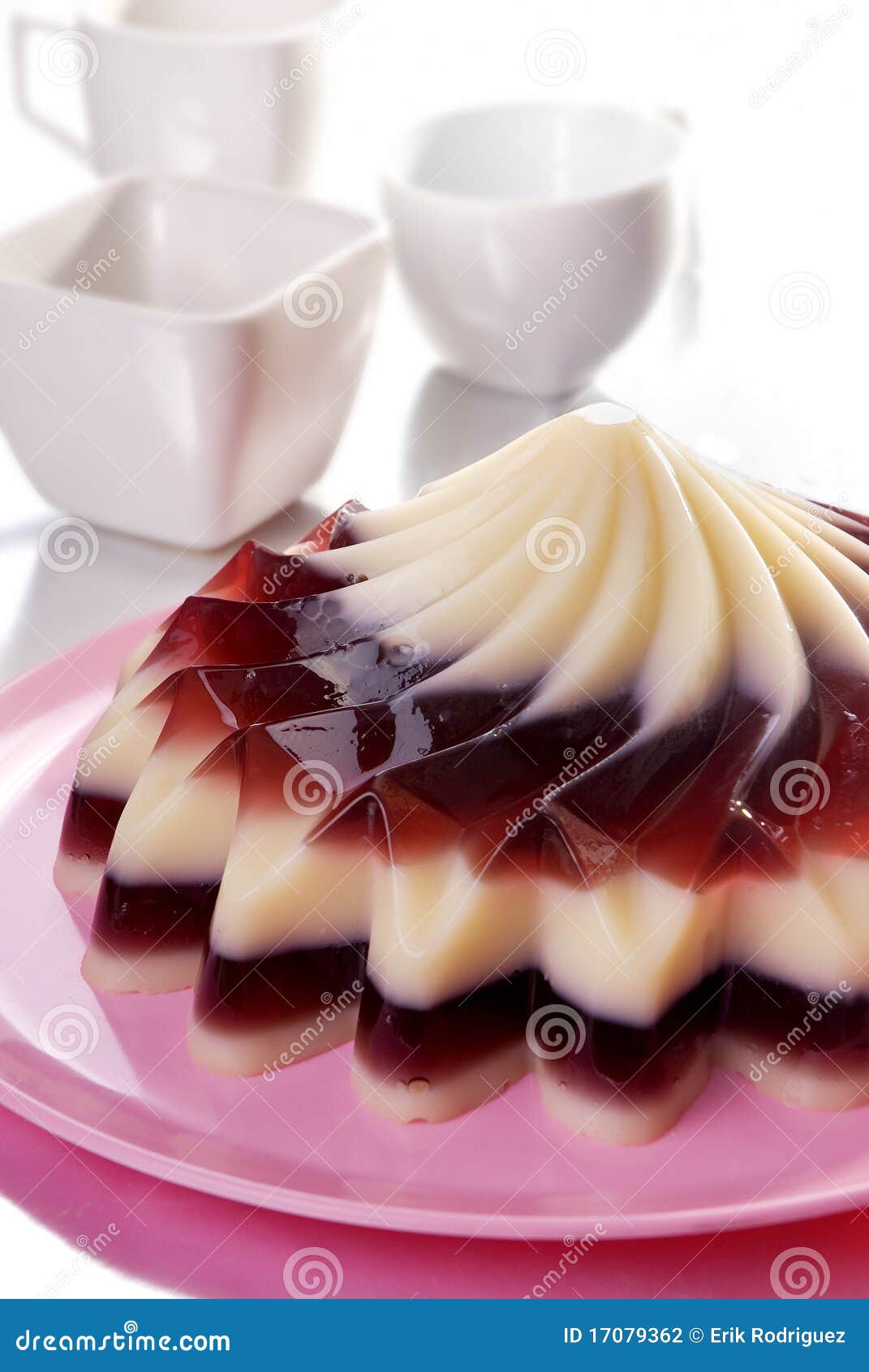 Cranberry jelly dessert stock photo. Image of dinner 17079362