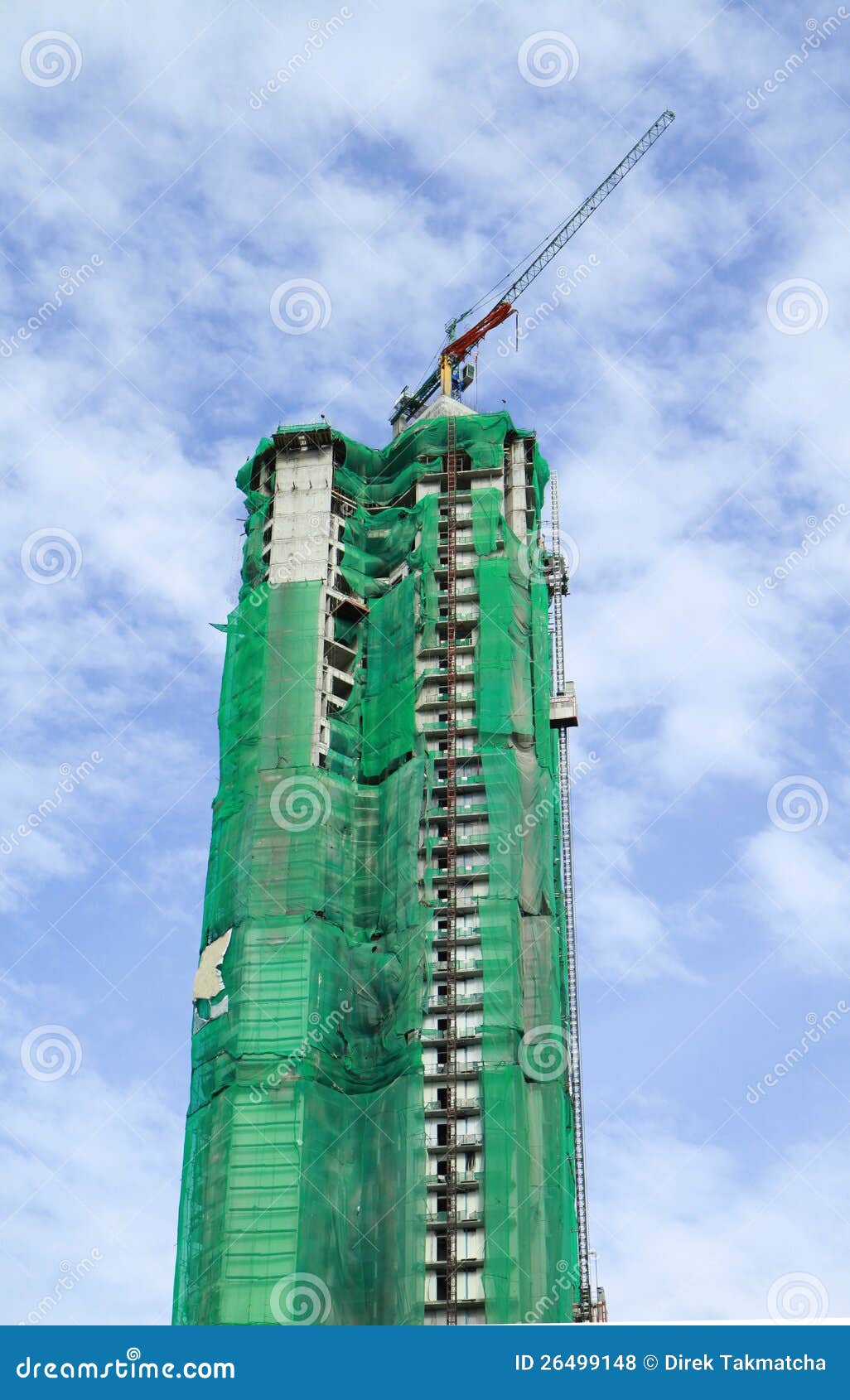 Crane and Building Construction Stock Photo Image of construction