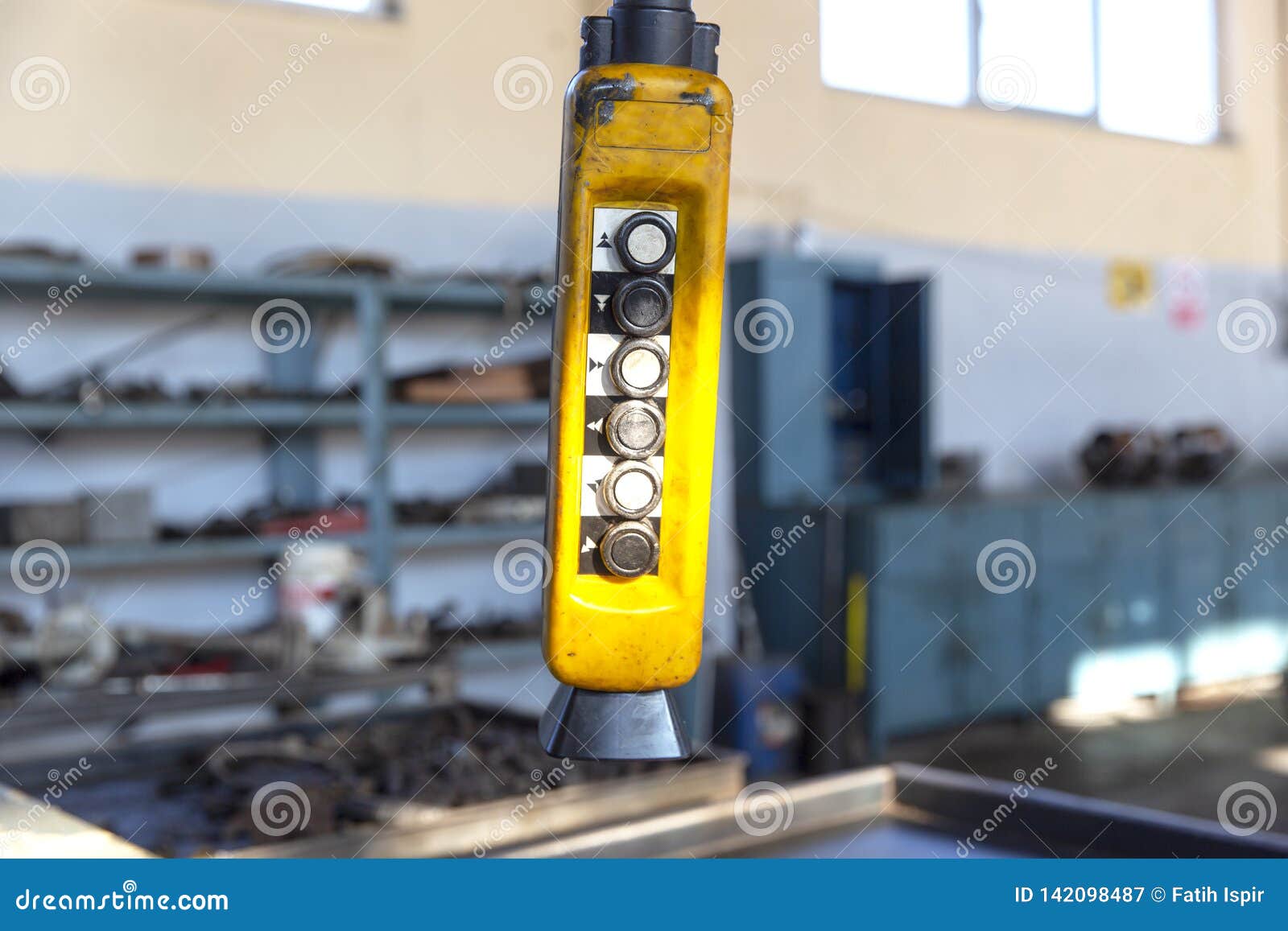 Crane Control Remote stock image. Image of machinery 142098487