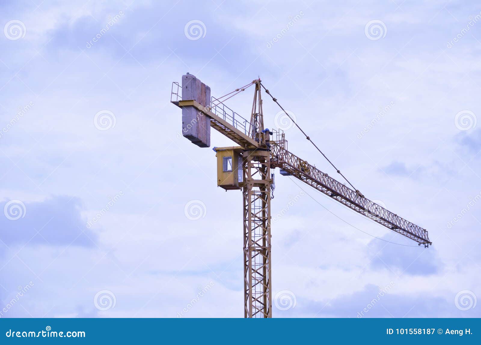 Crane. stock image. Image of construct, cranes, build 101558187