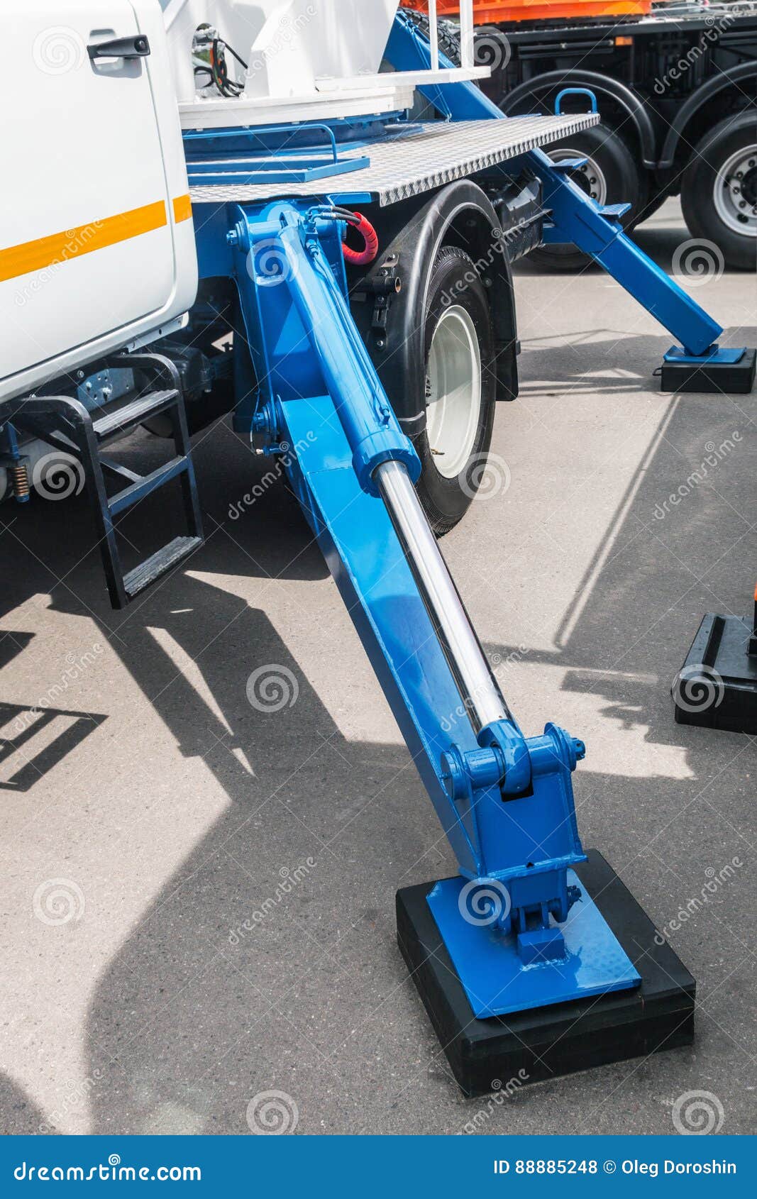 Crane Hydraulics for Lifting Stock Photo Image of iron, industrial