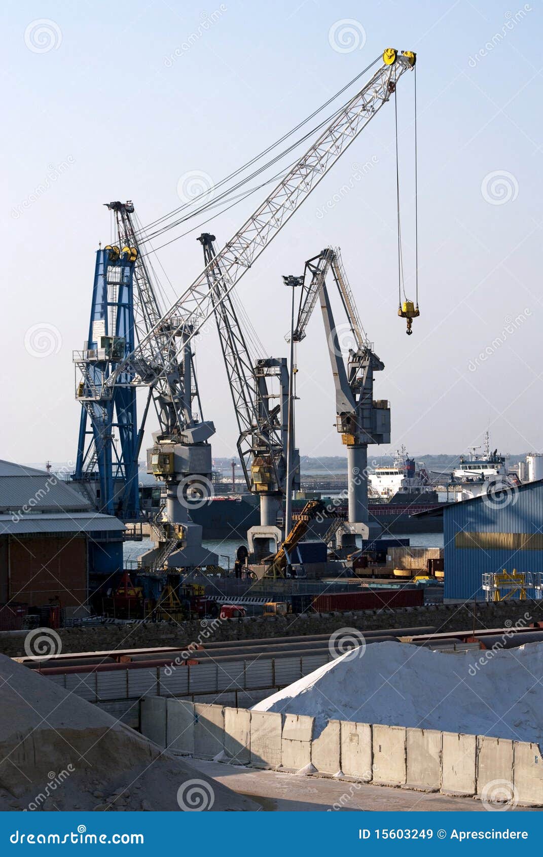 cranes in harbour