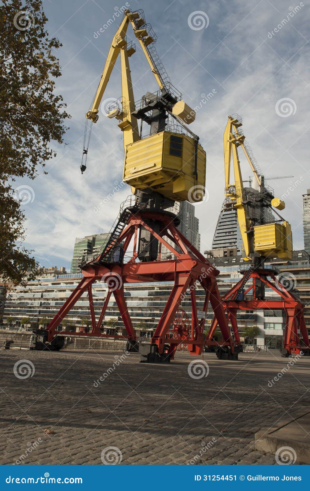 cranes - puerto madero