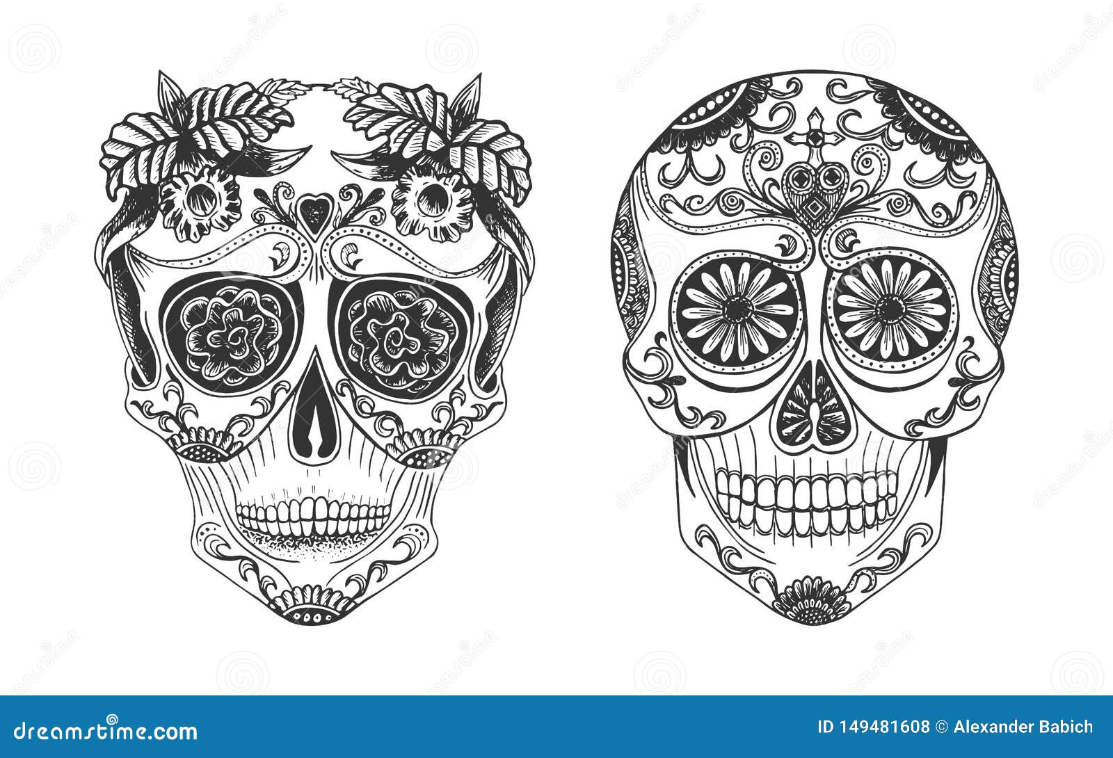 Download Calavera Stock Illustrations 4 564 Calavera Stock Illustrations Vectors Clipart Dreamstime
