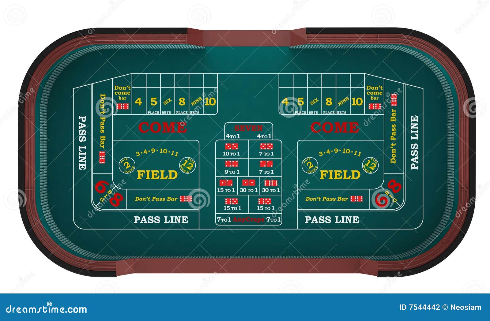 craps table