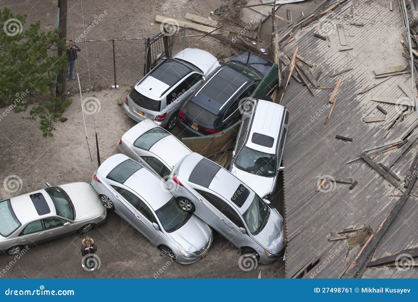 Crashed Cars after Hurricane Sandy Editorial Photo Image of dramatic, damage 27498761