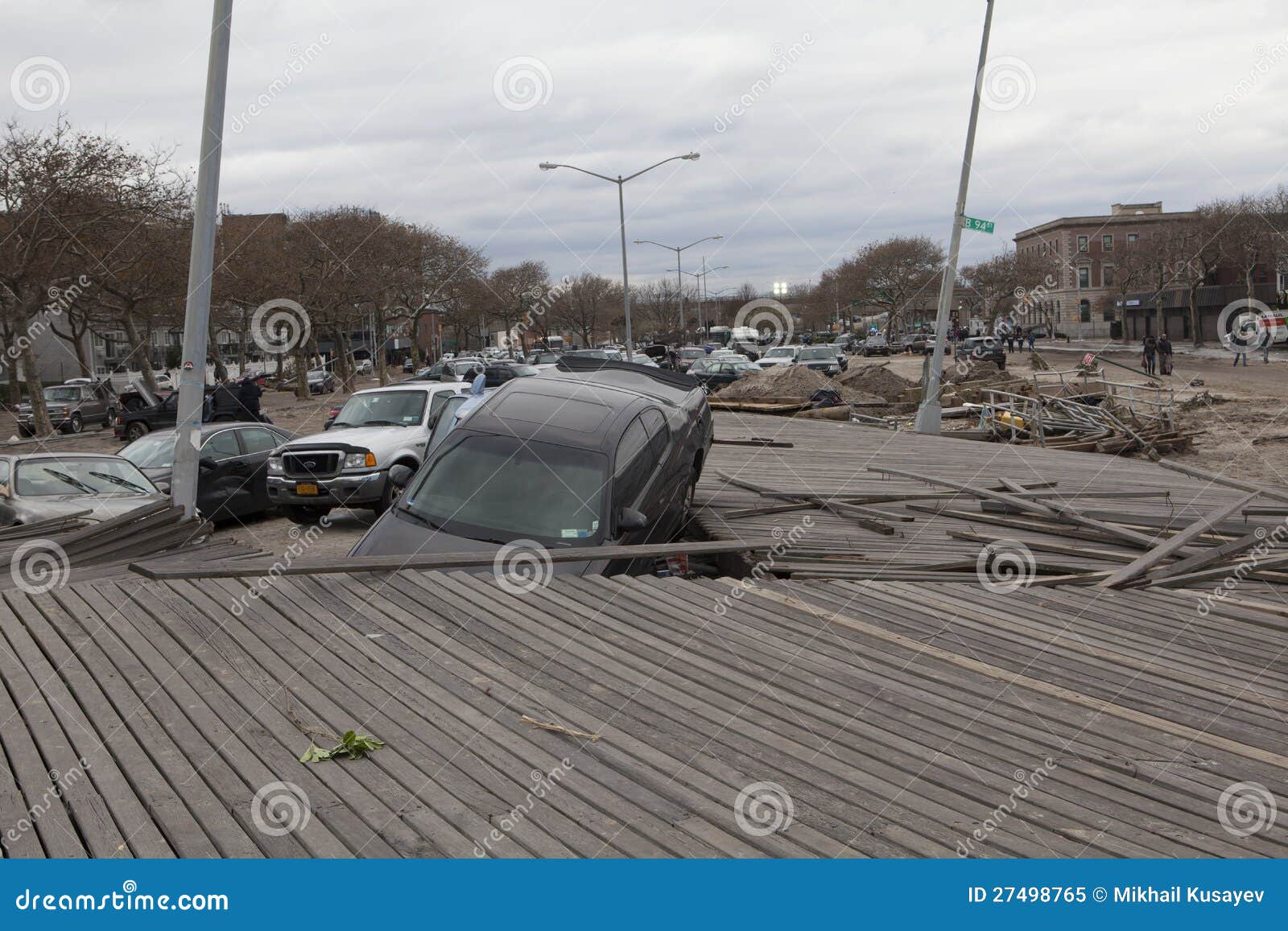 Crashed Cars after Hurricane Sandy Editorial Image Image of lost, flood 27498765