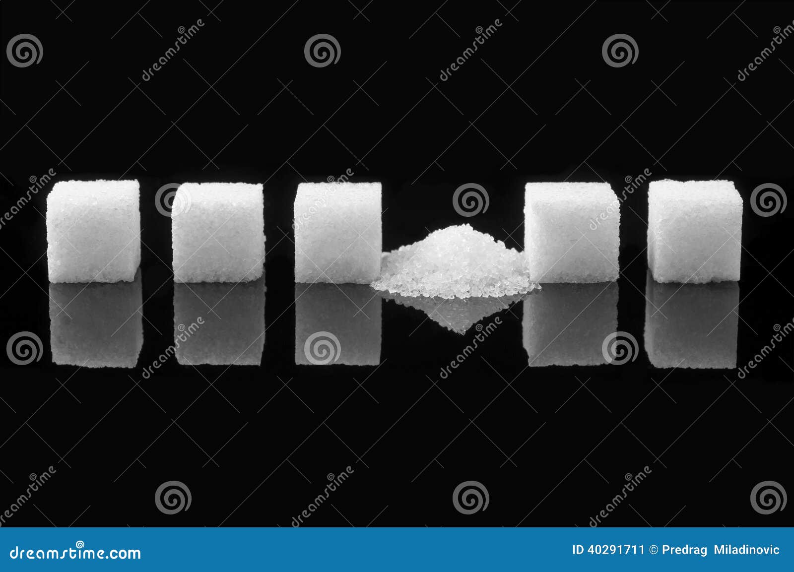 Crashed sugar cube stock image. Image of granulated, alone - 40291711