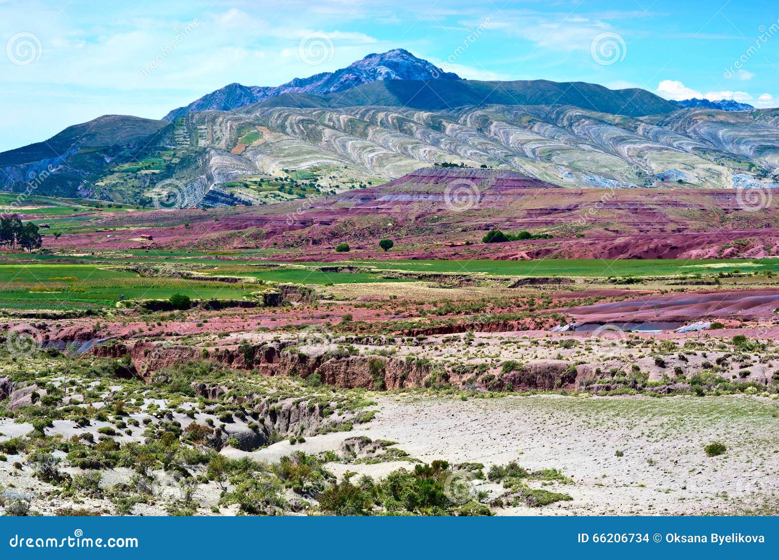 Crater of Volcano Maragua, Bolivia Stock Photo Image of nature