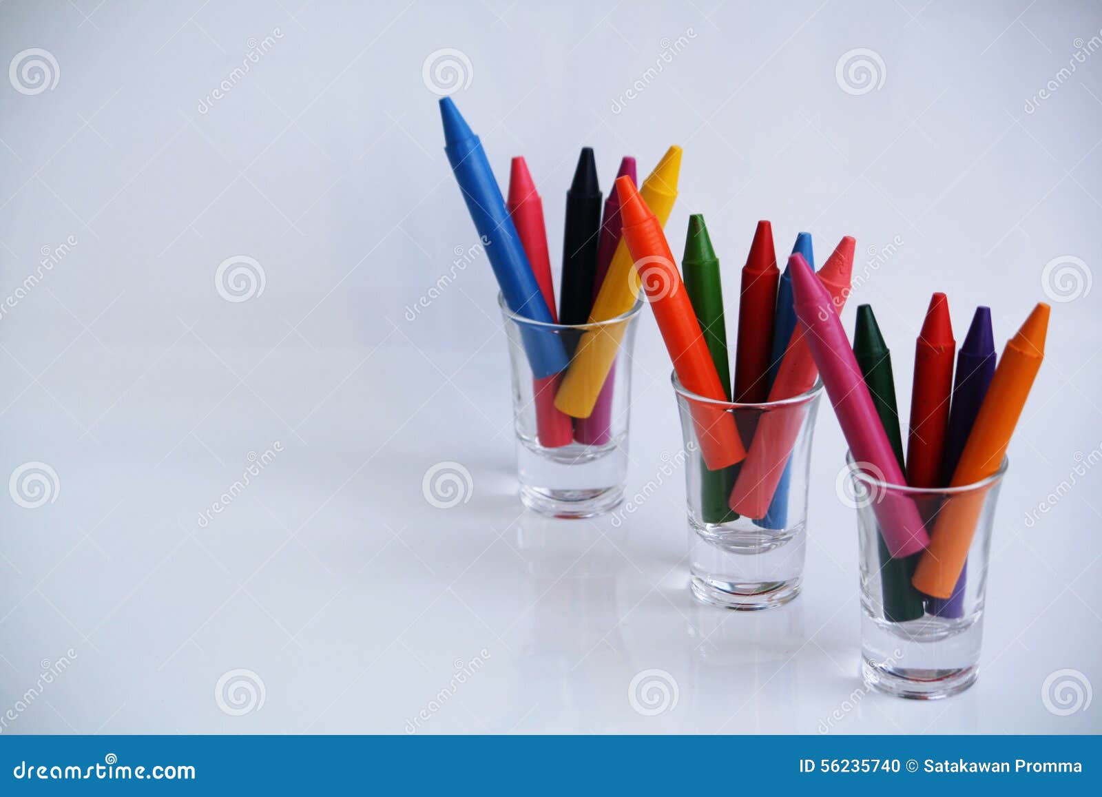 Crayon stock photo. Image of education, stick, glass 56235740