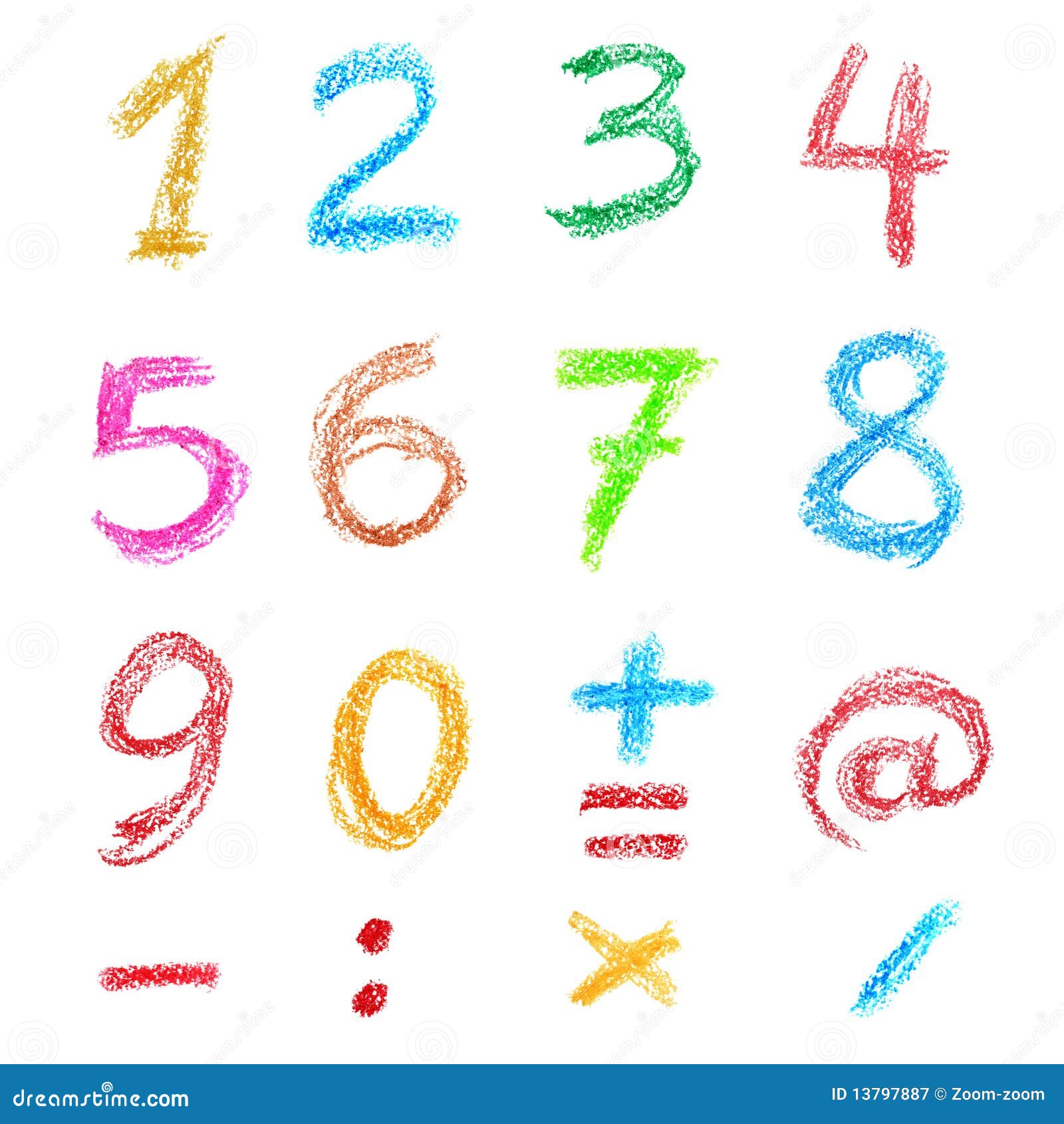 crayon numbers