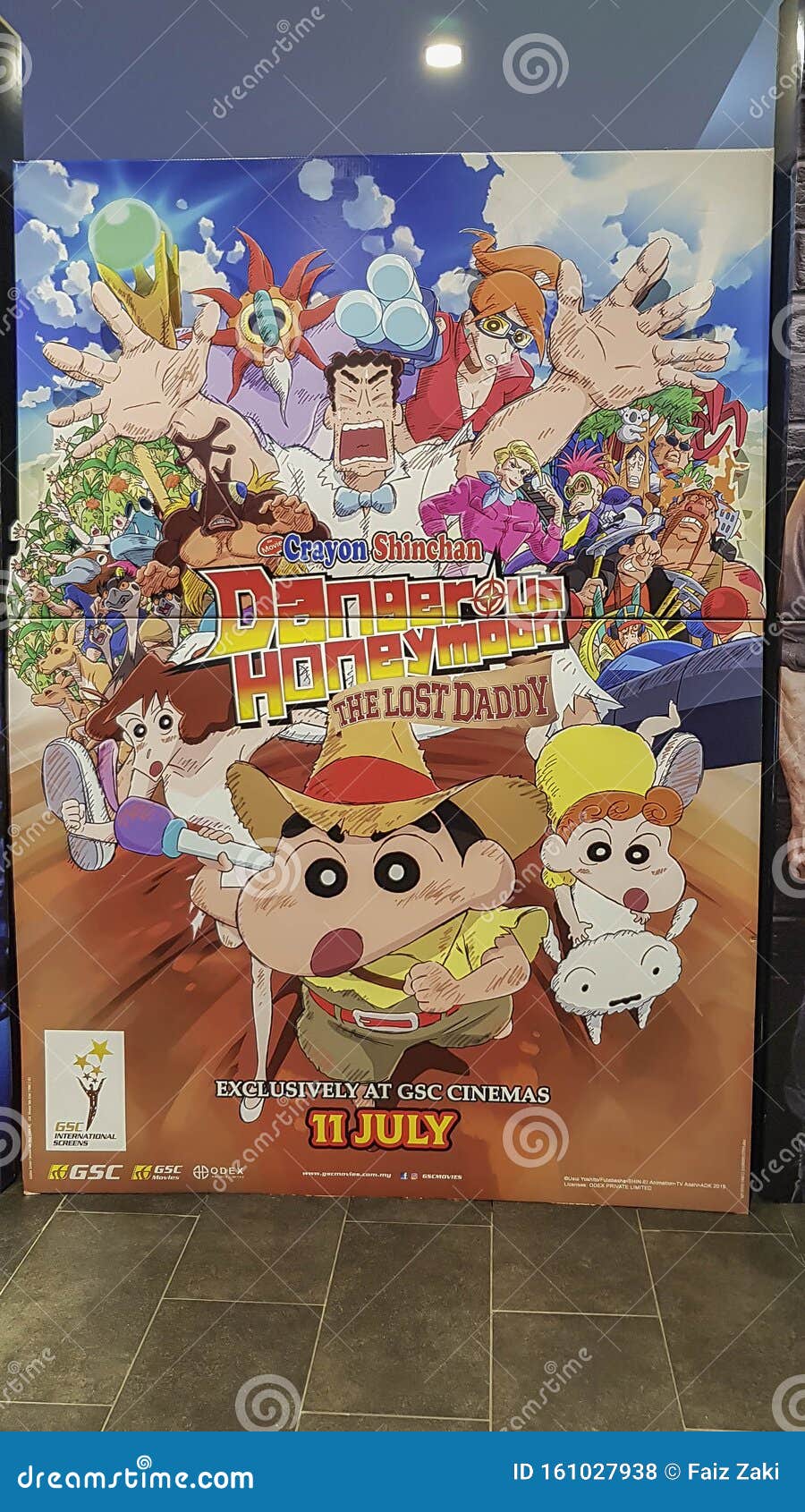 Crayon Shin Chan Dangerous Honeymoon the Lost Daddy Movie Poster, is a  Japanese Anime in 2d Format Editorial Stock Photo - Image of treasure,  lost: 161027938