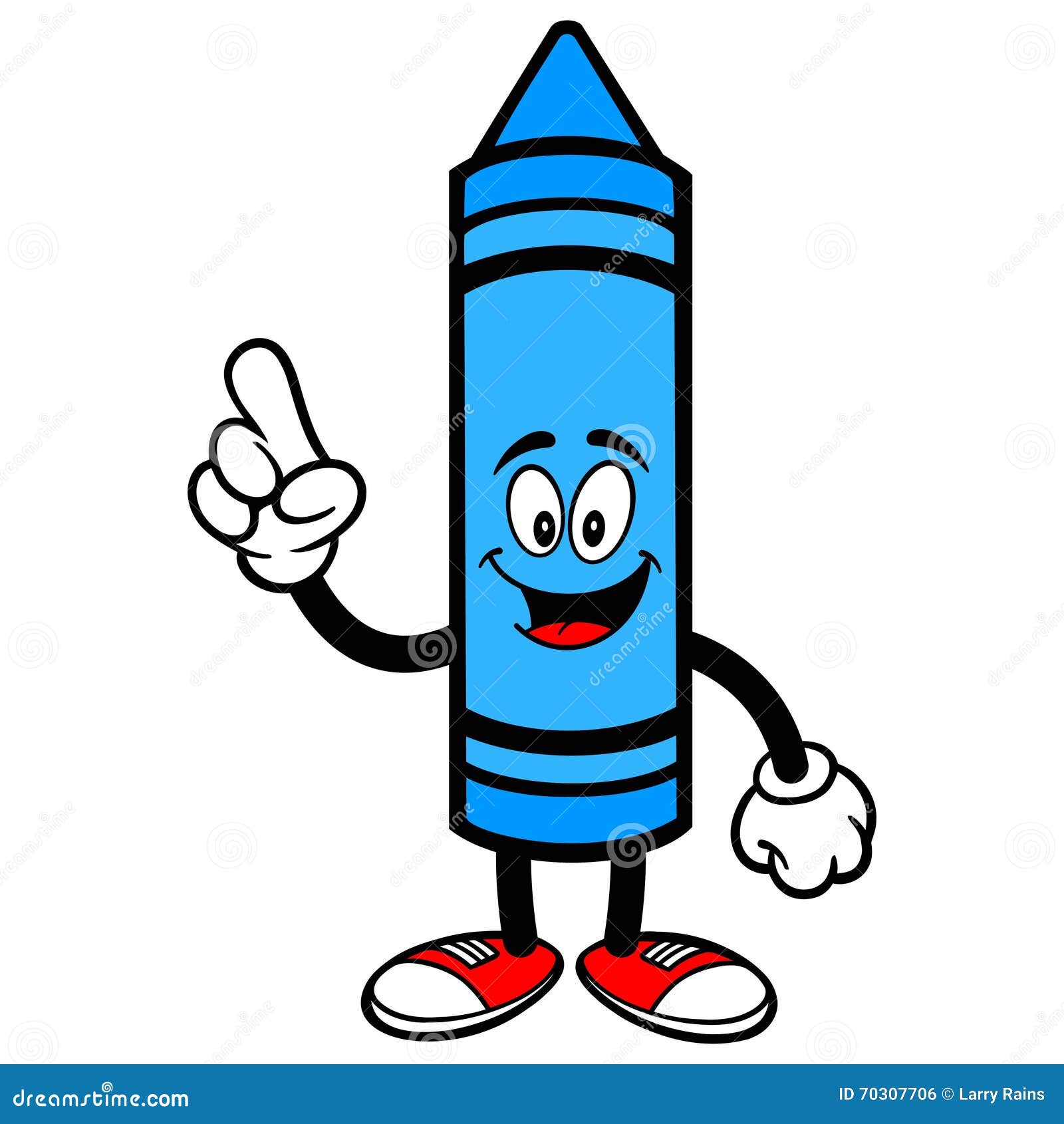 Crayon Talking stock vector. Illustration of education - 70307706