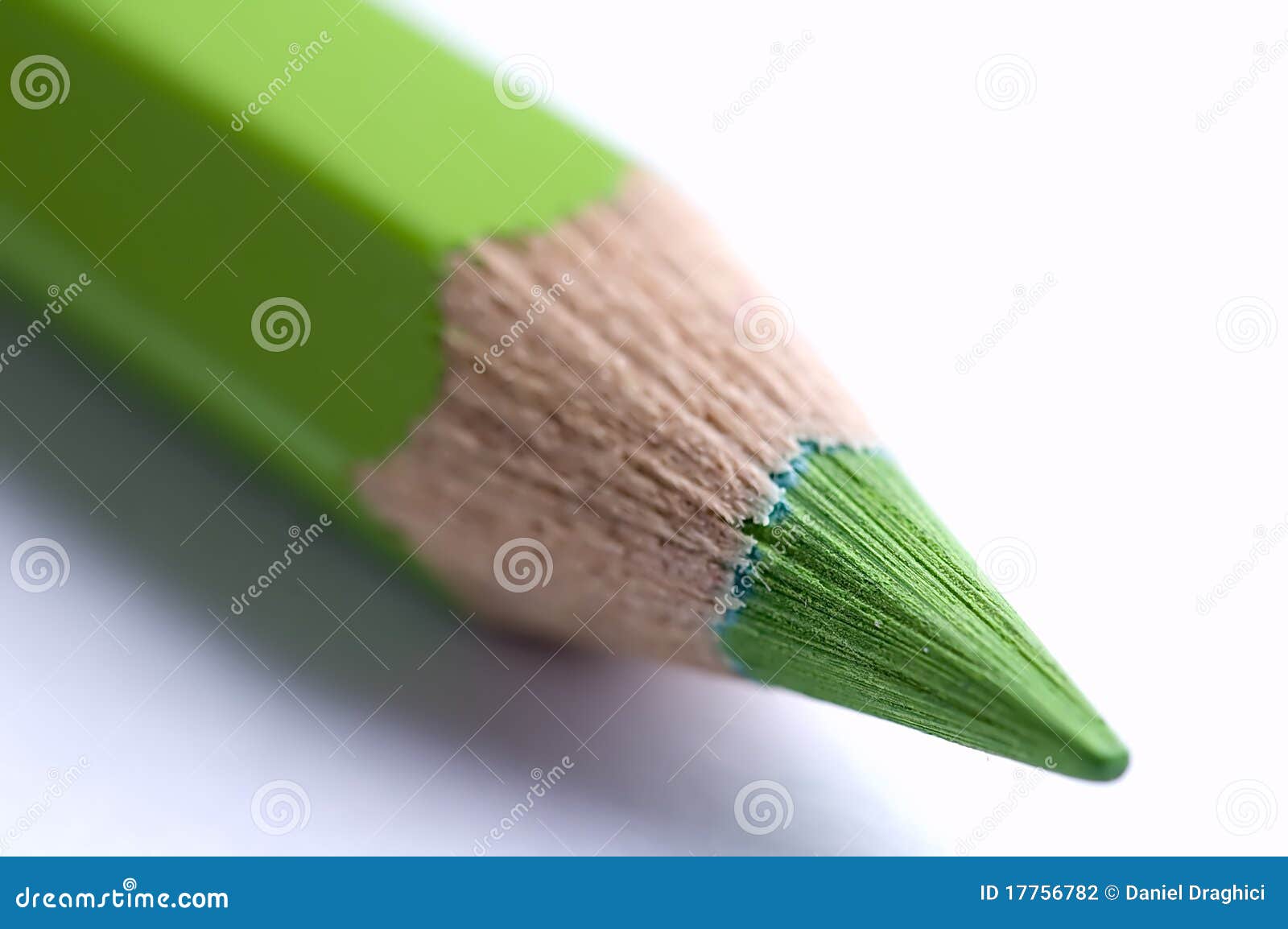 Crayon vert photo stock. Image du bois, créateur, crayon 17756782