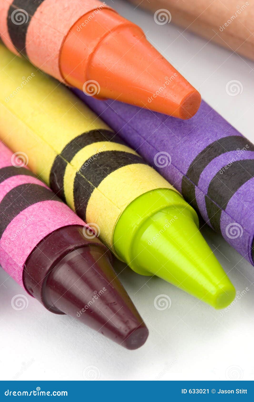 Different Types Of Crayola Pens Lying In A Row Background, Find