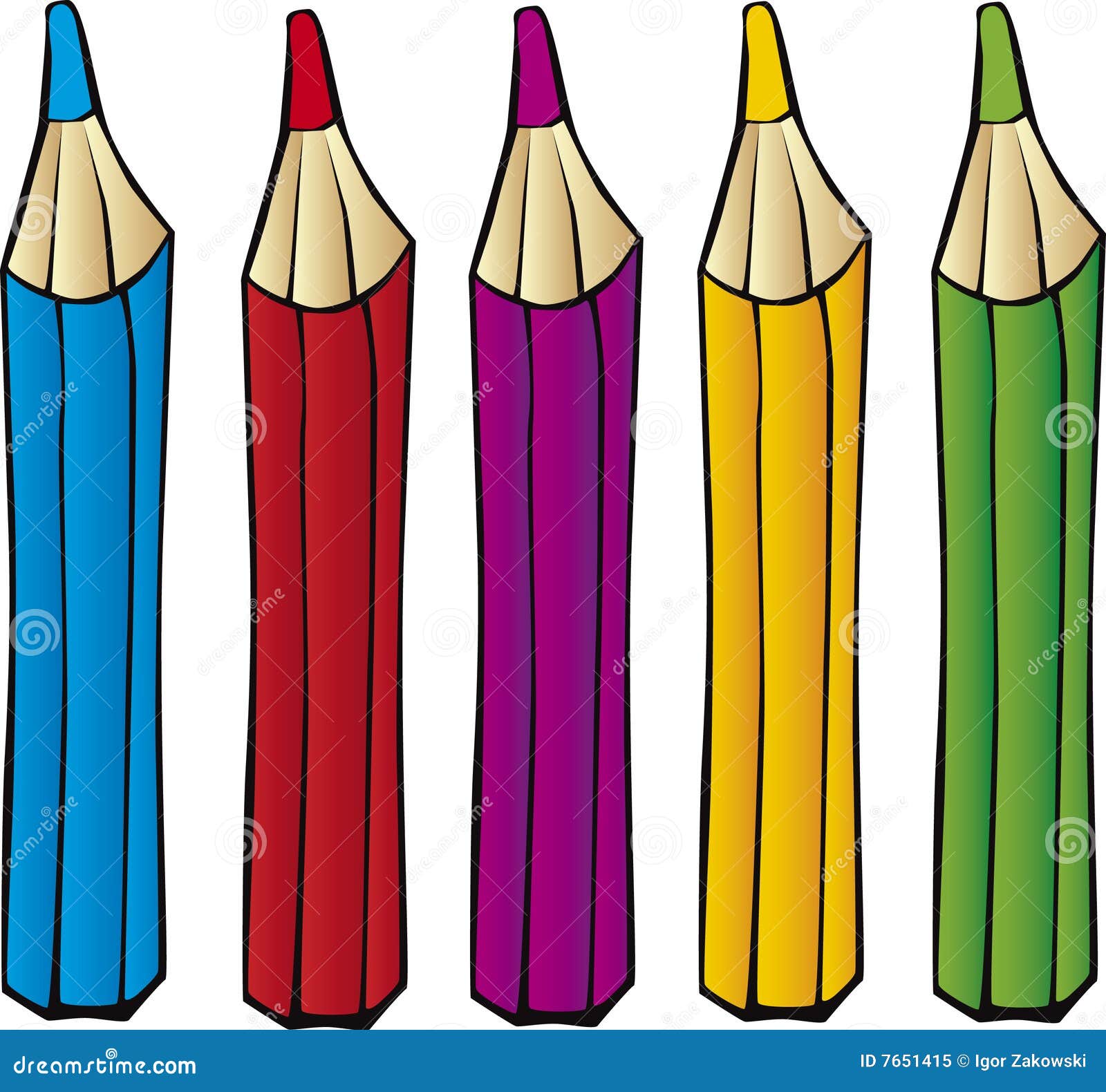 Crayons Pencils Royalty Free Stock Photo - Image: 7651415