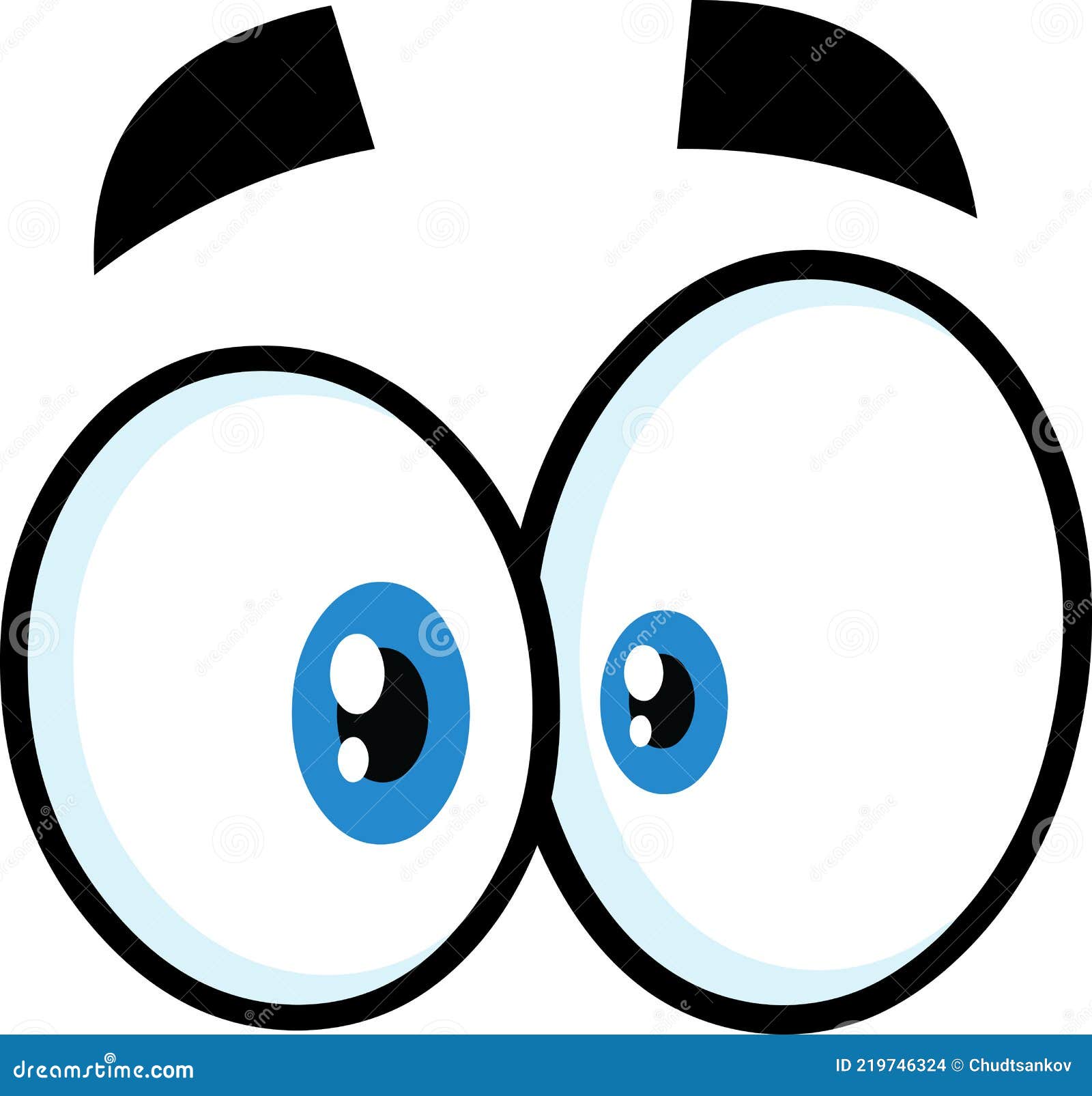 Crazy Cartoon Funny Eyes stock vector. Illustration of concept - 219746324 Crazy Cartoon Funny Eyes stock vector. Illustration of concept - 219746324