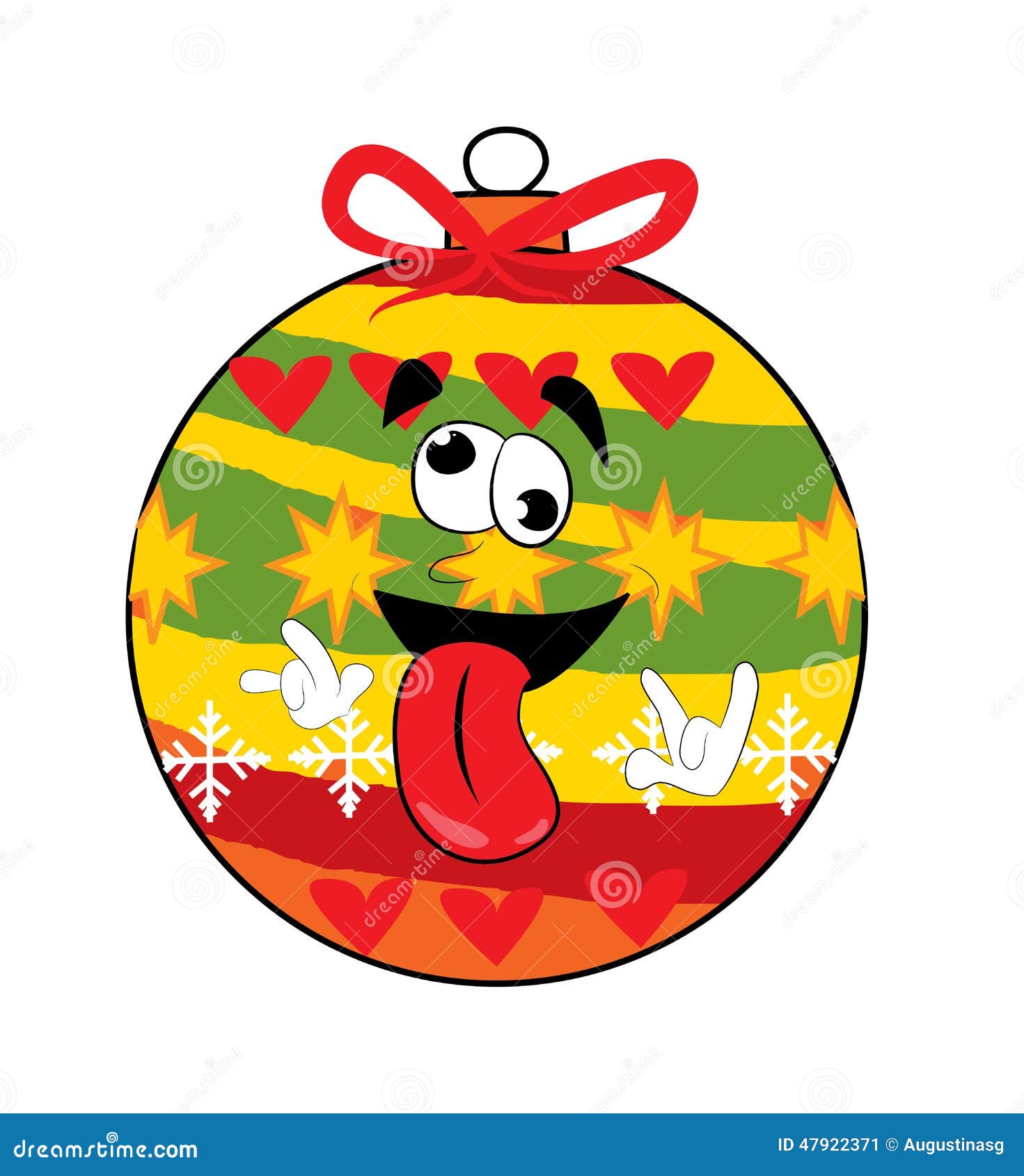 Crazy Christmas Tree Toy Cartoon Stock Illustration Illustration of