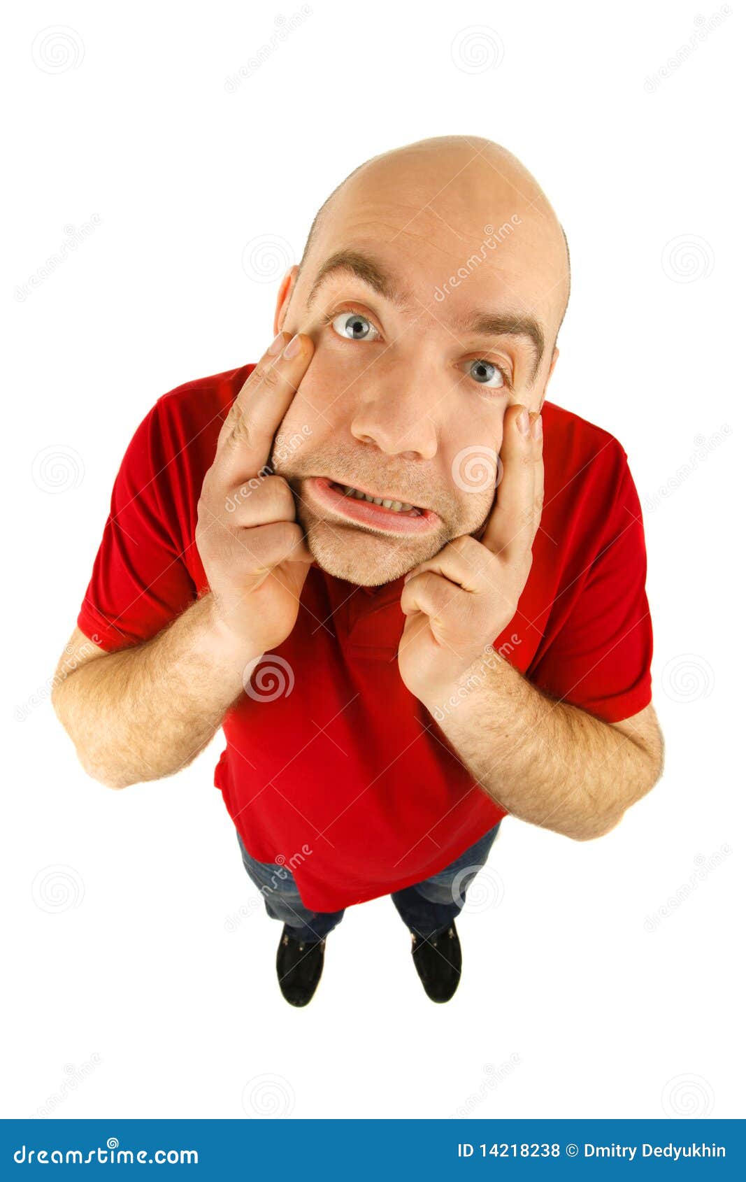 Crazy man portrait stock photo. Image of angry, goggle 14218238