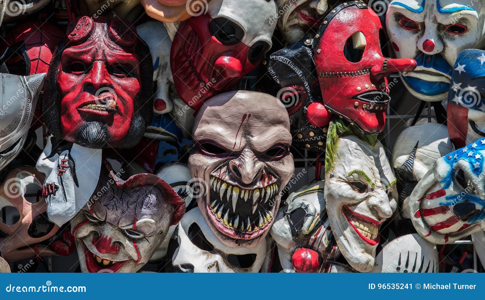 Crazy Masks editorial photo. Image of october, fair, halloween - 96535241