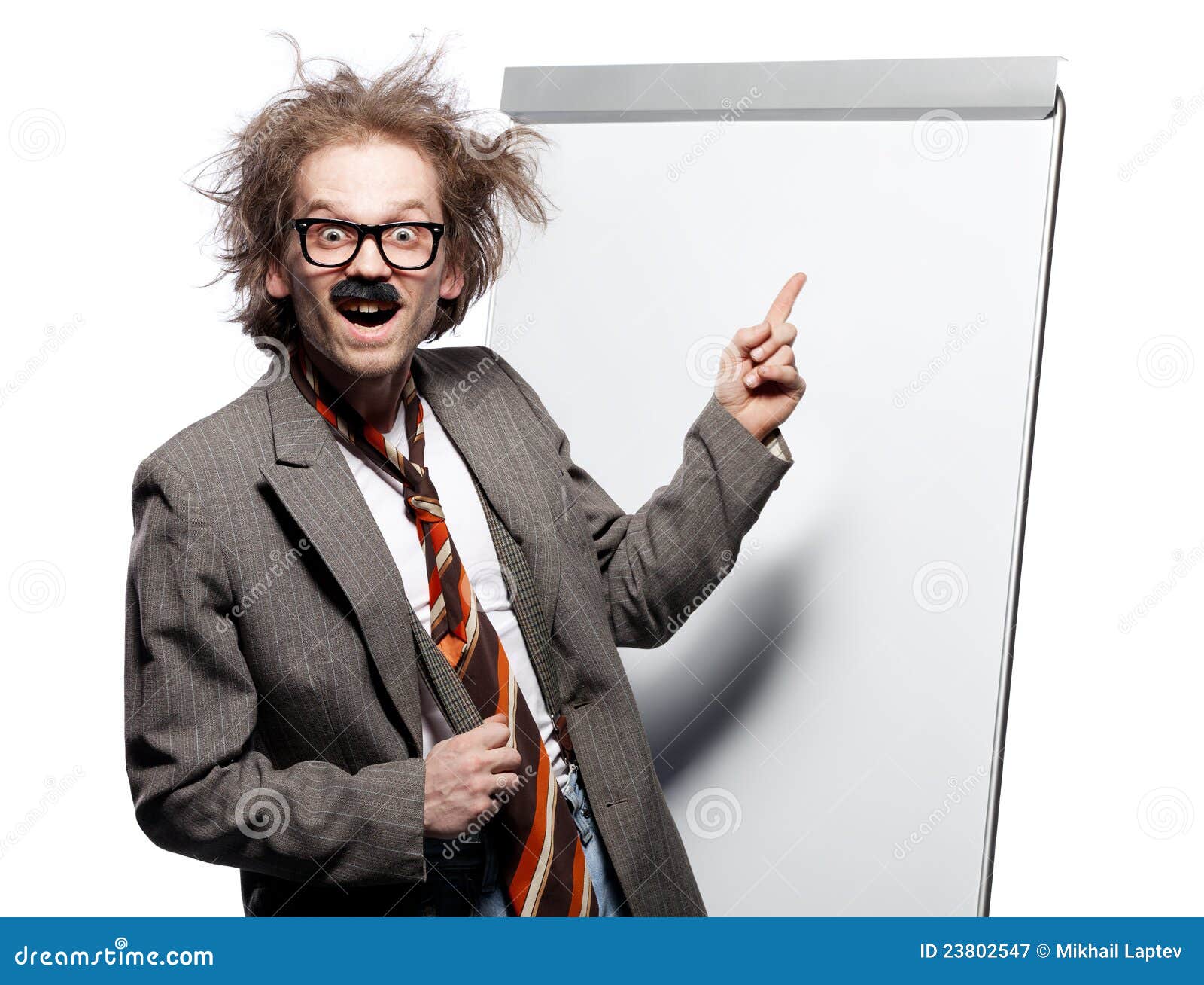 Crazy Professor Royalty Free Stock Photography - Image 