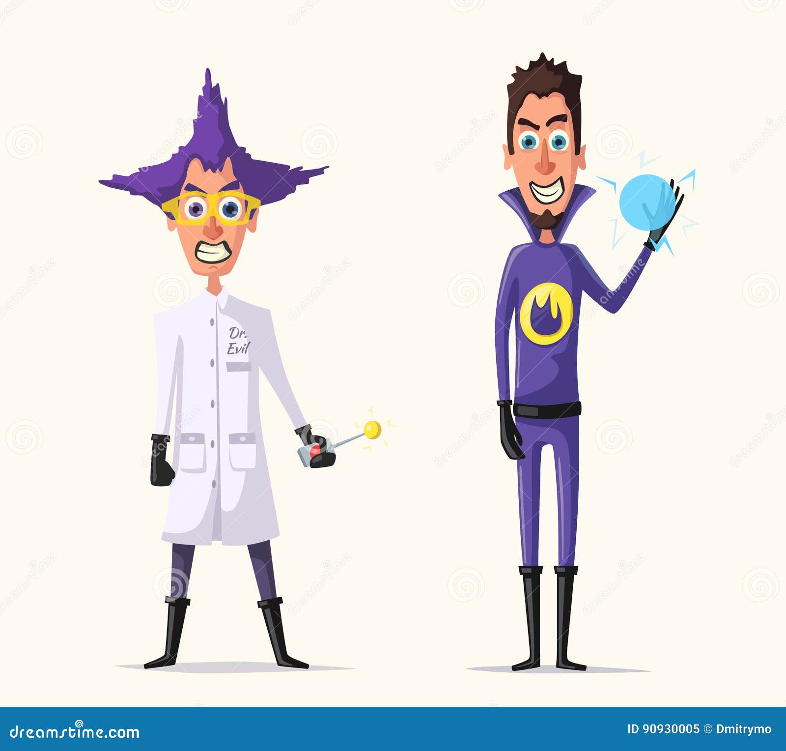 Crazy Villains. Cartoon Vector Illustration. Stock Vector - Illustration of design, criminal: 90930005 Crazy Villains. Cartoon Vector Illustration. Stock Vector - Illustration of design, criminal: 90930005