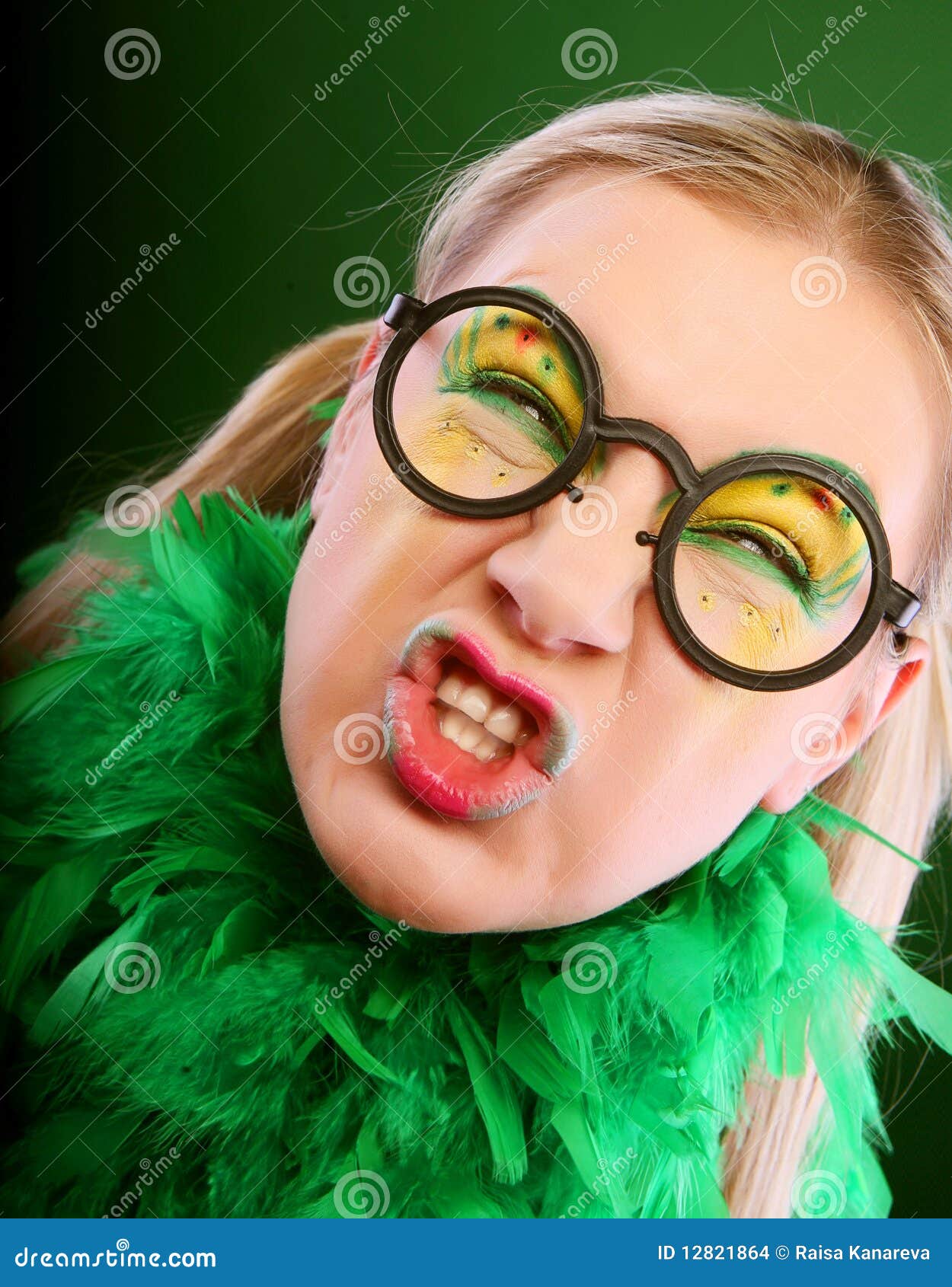 Crazy Woman Stock Images Image 12821864