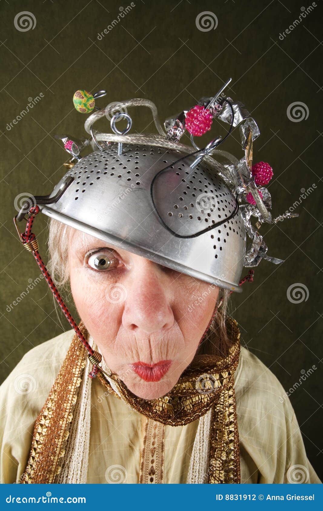 Crazy Woman stock photo. Image of whacko, bowl, protection 8831912