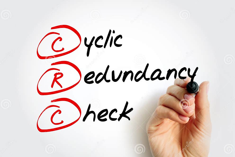 CRC Cyclic Redundancy Check is an Errordetecting Code Commonly Used