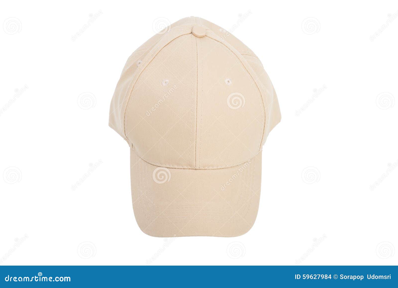 Cream Baseball Hat Isolated Stock Photo Image of gangsta, cotton
